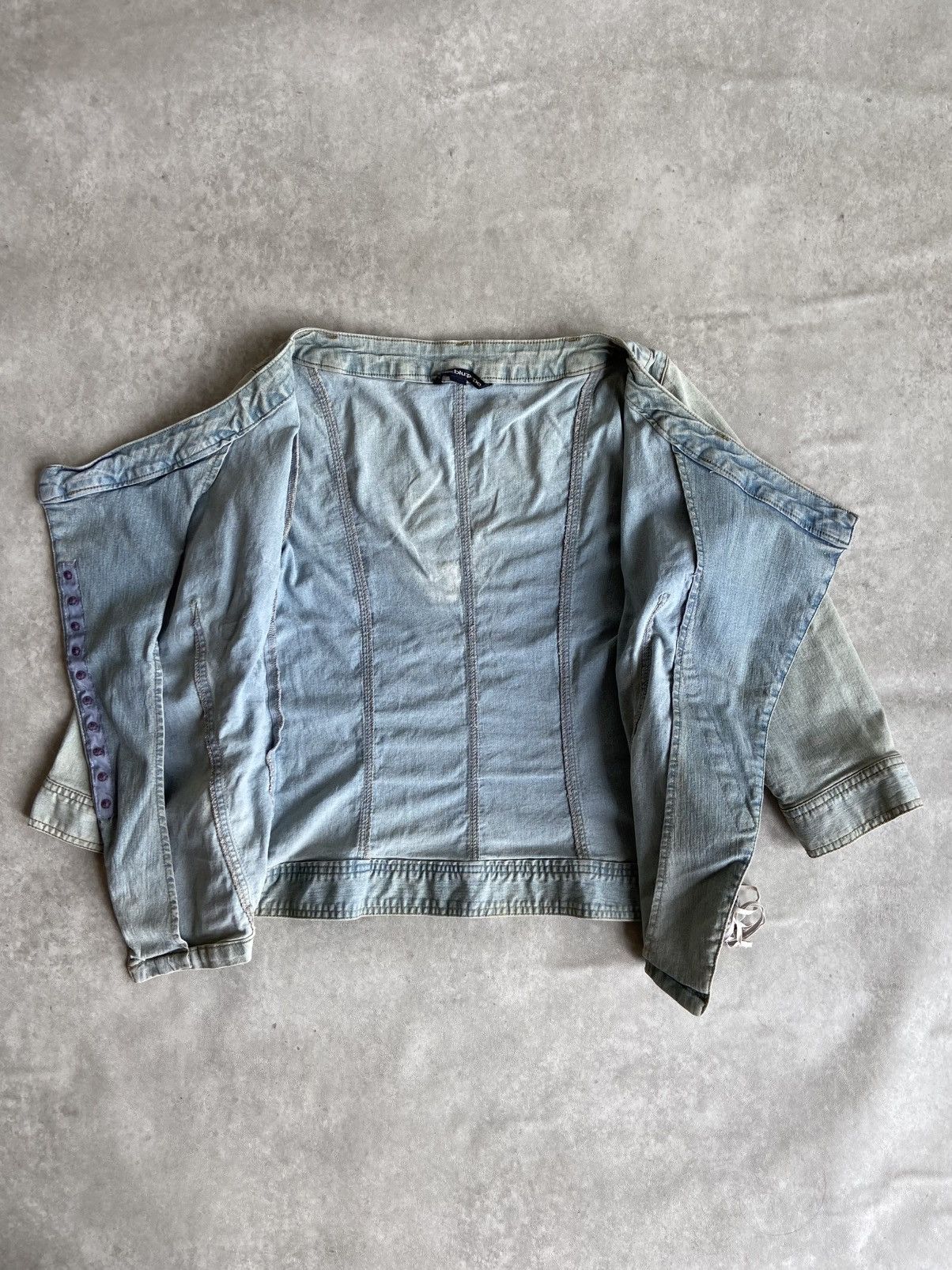 Designer × If Six Was Nine × Le Grande Bleu (L.G.B.) Blue Pepe Raw Denim Jacket Size S / US 4 / IT 40 - 5 Thumbnail
