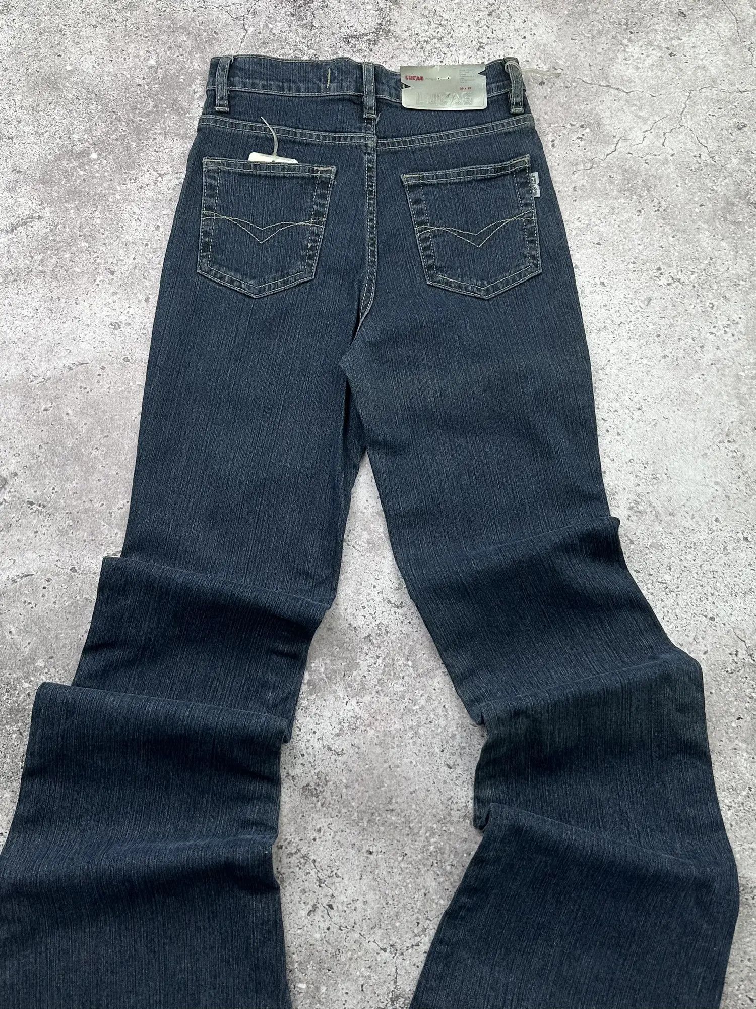 Vintage Vintage Basic Flare Jeans C406(V367) Size 24" / US 00 / IT 34 - 6 Thumbnail