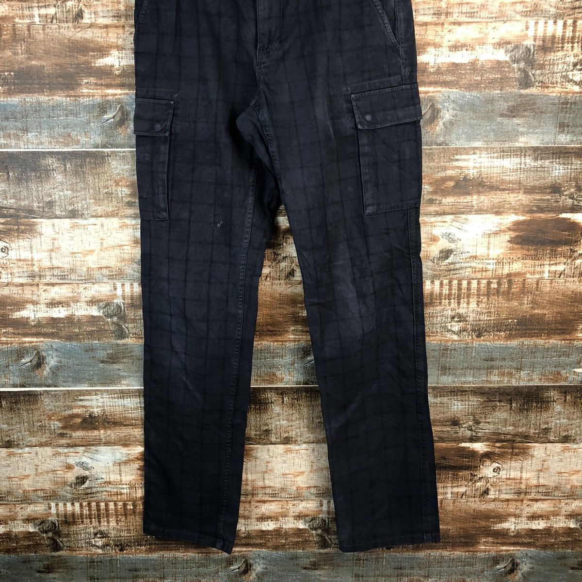 Comme Ca Ism DL Comme Ca Ism checkered Cargo Multipocket Pants #C644 Size US 32 / EU 48 - 3 Thumbnail
