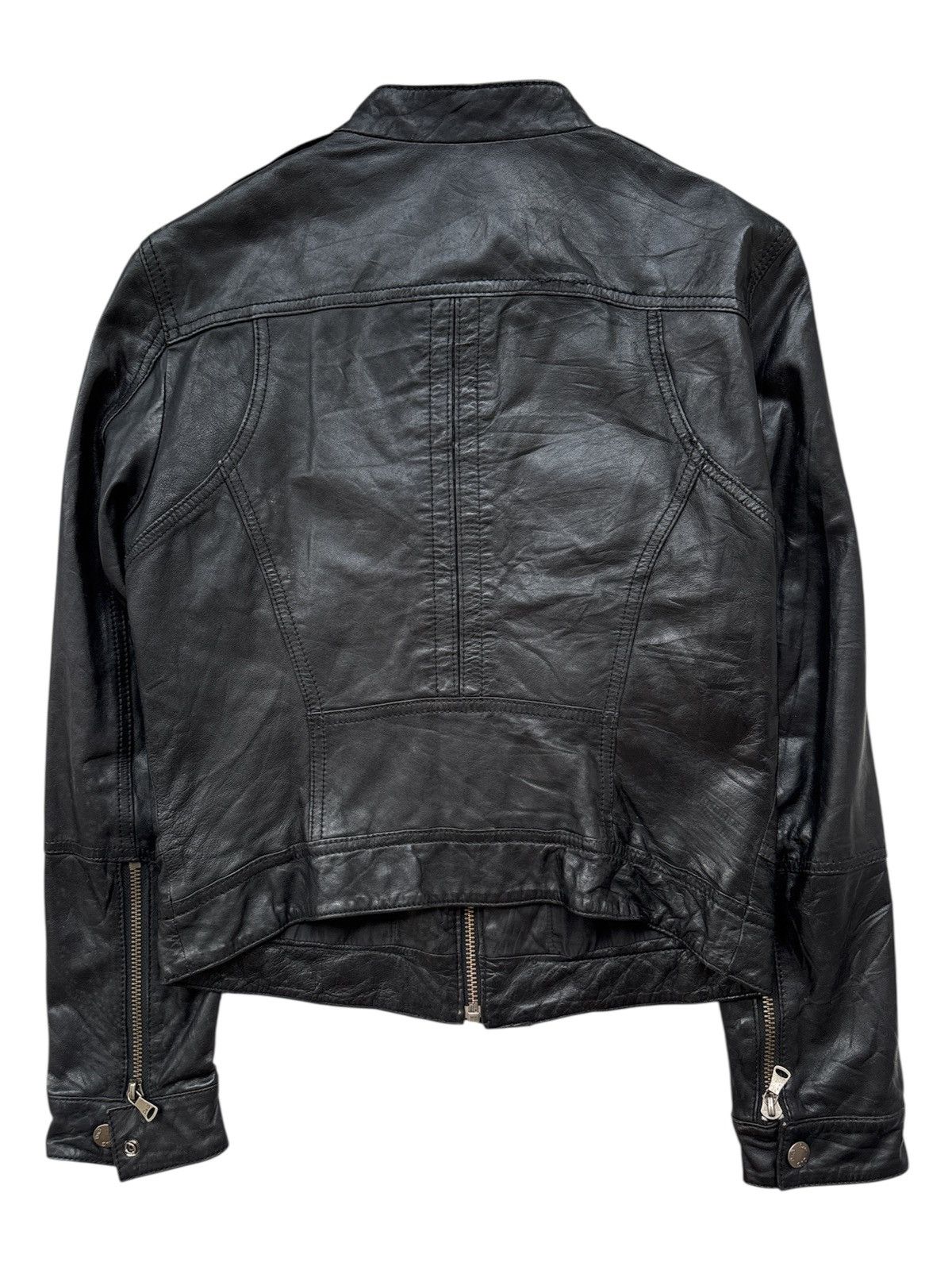 Dolce & Gabbana Cropped Biker Jacket Size US XS / EU 42 / 0 - 2 Thumbnail