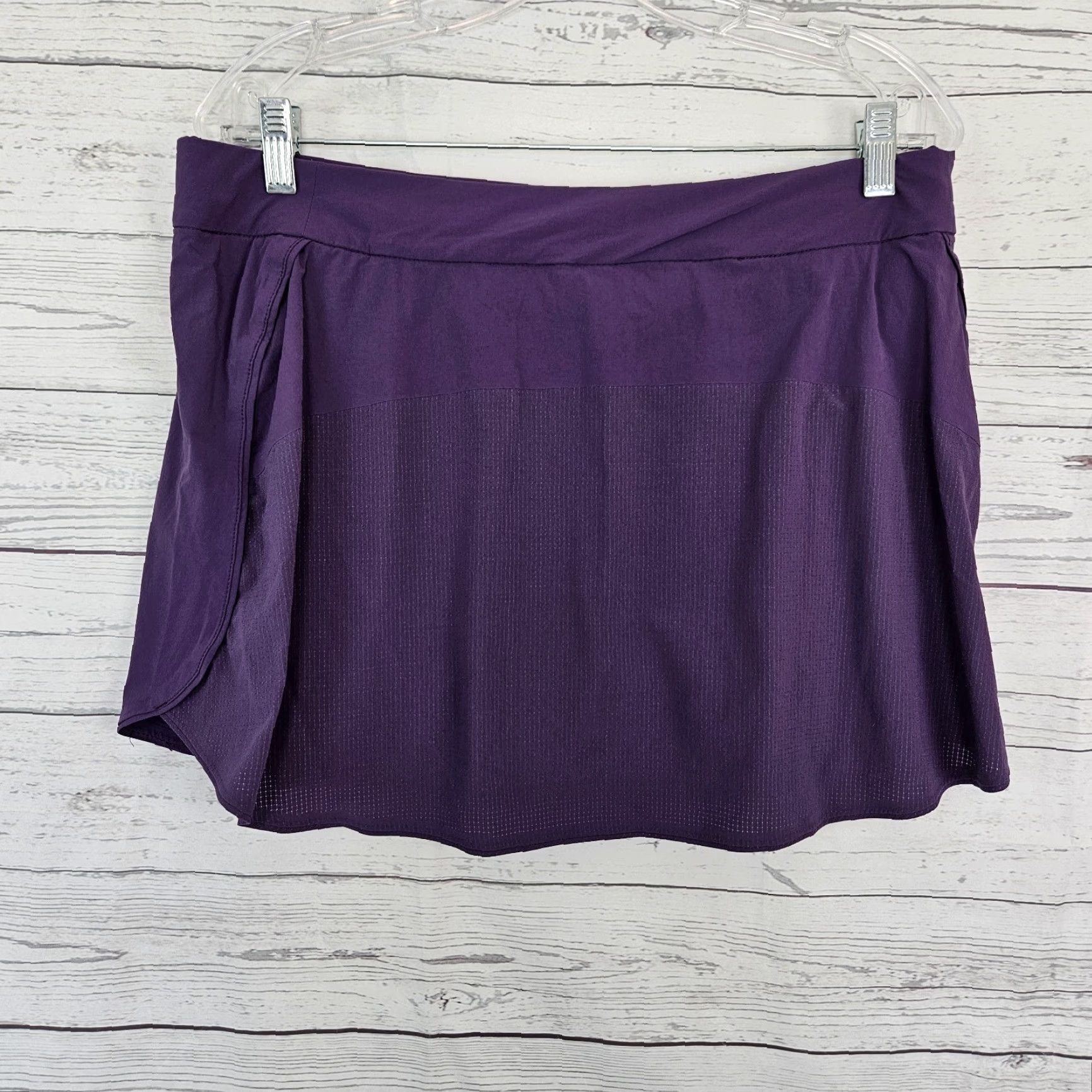 Outdoor Voices Outdoor Voices Womens Skort XL Solid Purple Pull On Activewear Skirt Short Athletic Outdoor Womens Size ONE SIZE - 2 Thumbnail