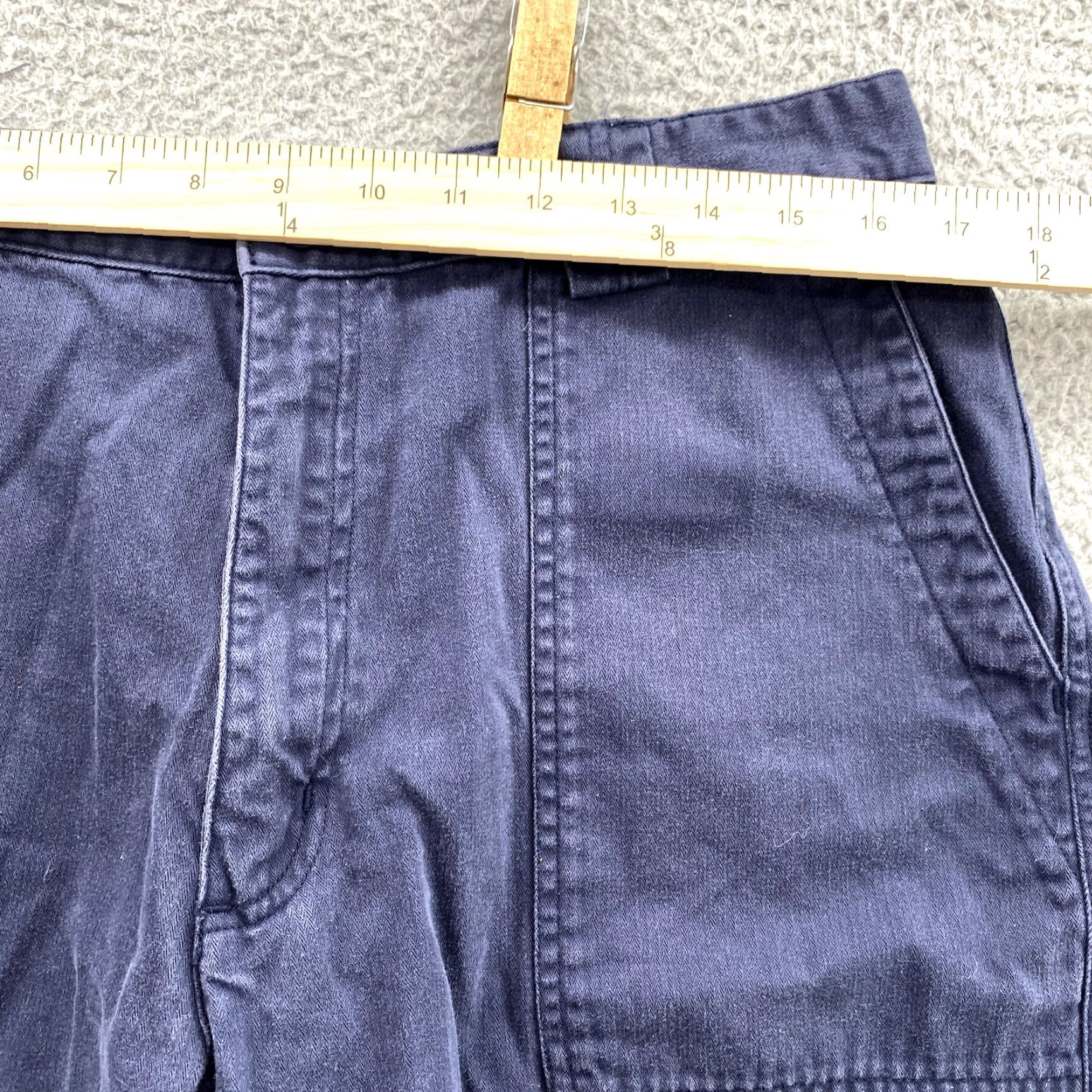 Nike Nike Golf Shorts 32 x 8 Navy Canvas Front Pocket 90's Performance Men's Nike Golf Shorts Size US 32 / EU 48 - 3 Thumbnail