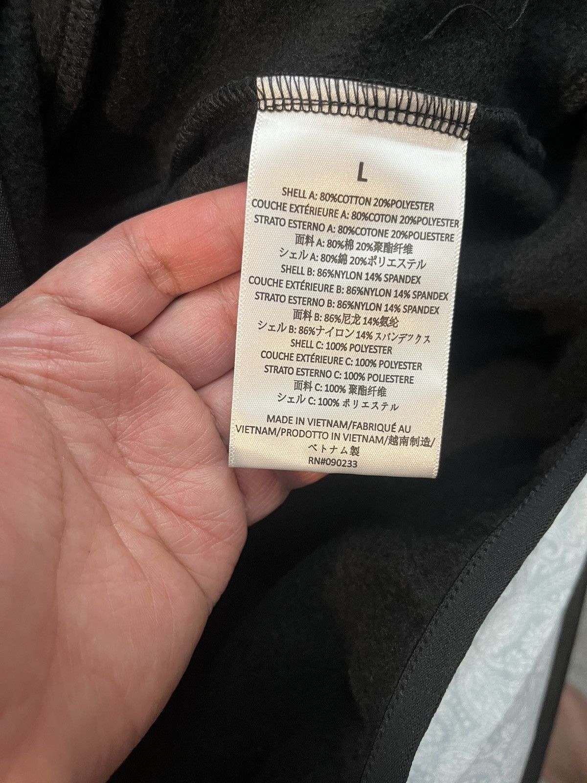 Fear of God Fear of God Essentials Black Pullover Nylon Hoodie L NWT Size US L / EU 52-54 / 3 - 17 Thumbnail