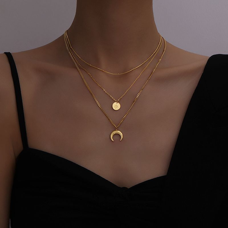 Other Moon Titanium Steel Tassel Plating Chain Size ONE SIZE - 2 Thumbnail