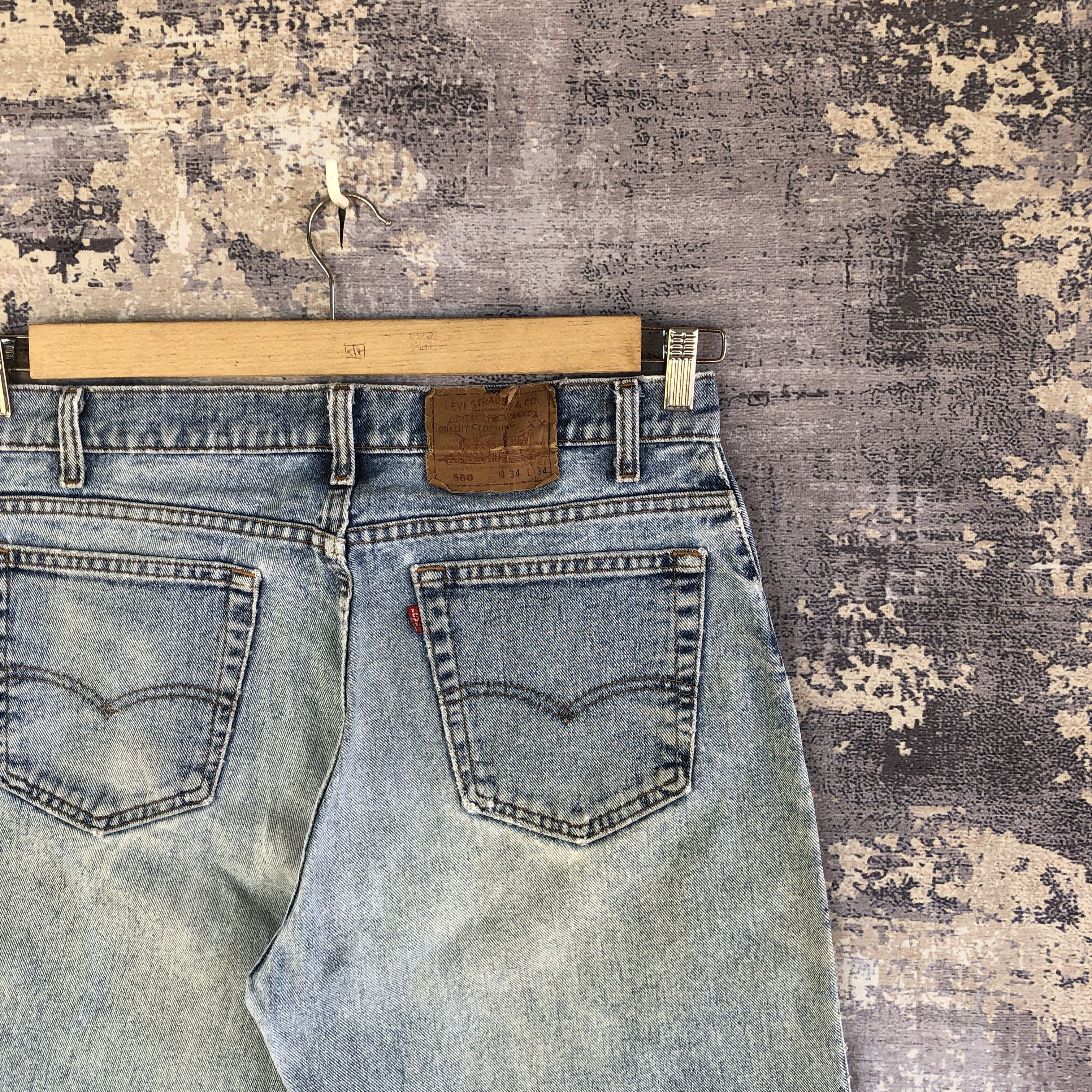 Levi's Vintage Levis 560 Faded Dirty Jeans Levi's Distressed Denim Size US 32 / EU 48 - 5 Thumbnail