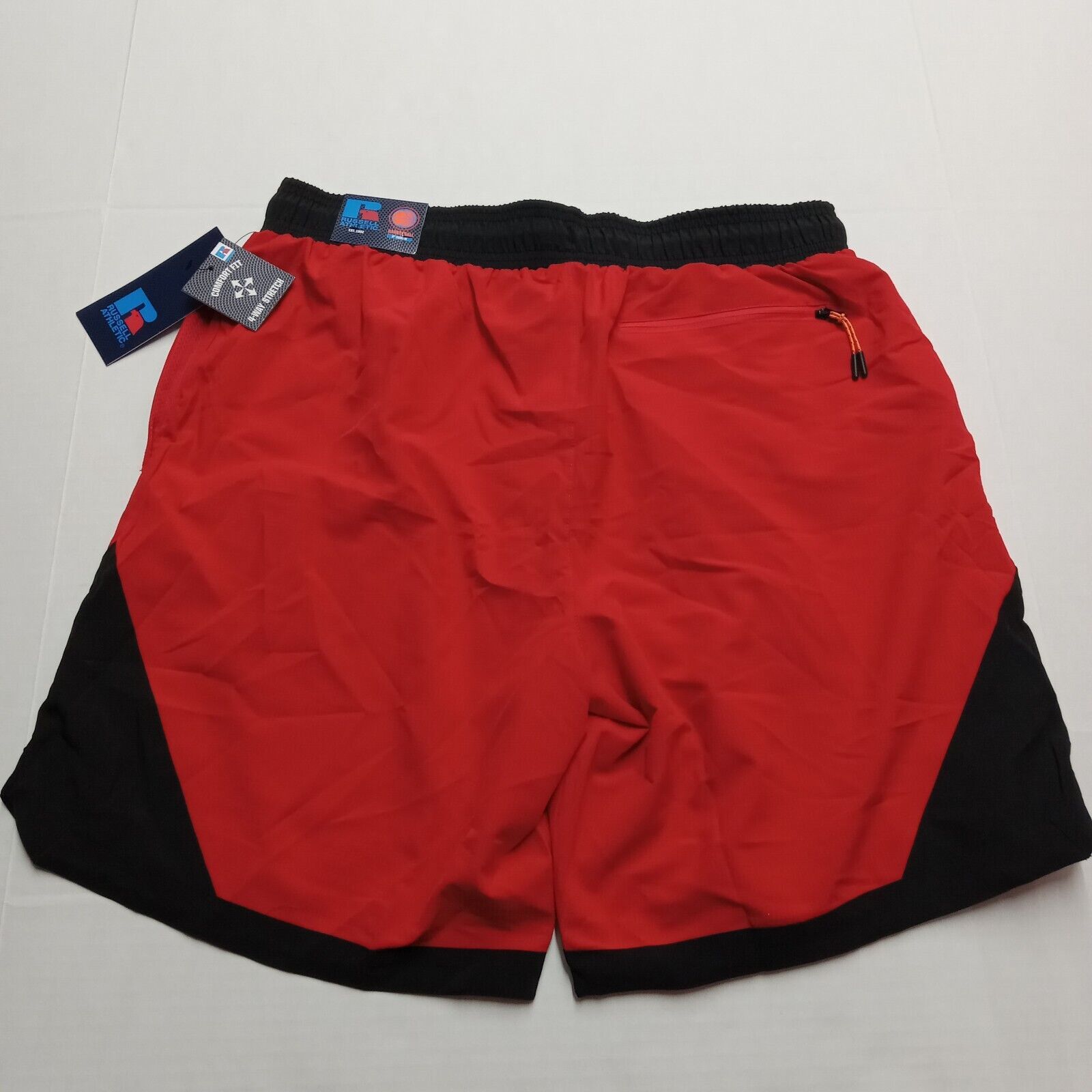 Russell Athletic Russell Basketball Shorts Mens L Red Dri Power 4 Way Stretch Size US 32 / EU 48 - 6 Thumbnail