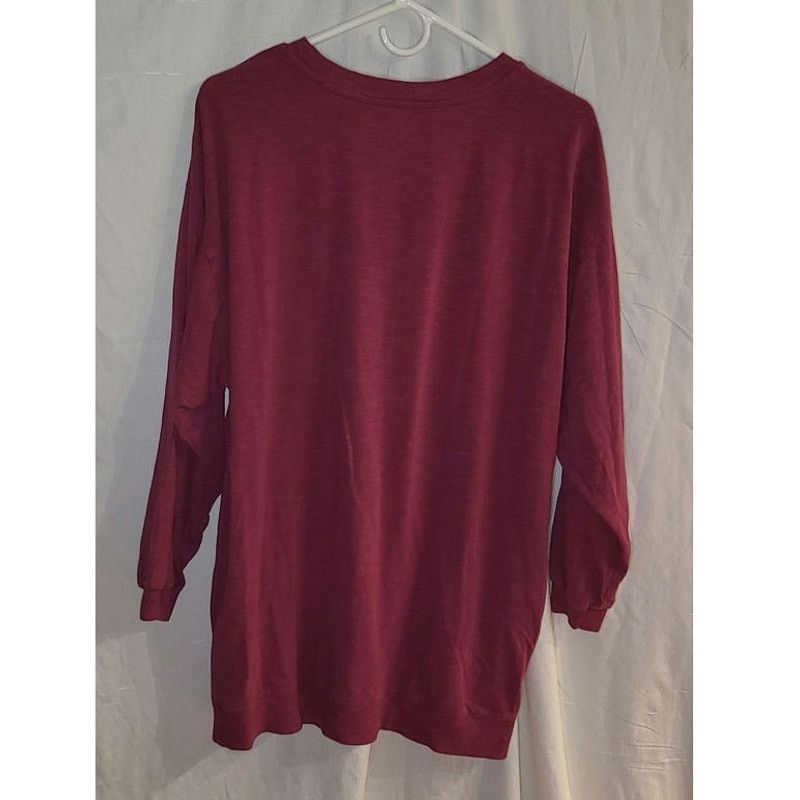 Gap GAP Women's Sweatshirt Tunic Crushed Berry Dress Size Medium Size M / US 6-8 / IT 42-44 - 2 Thumbnail