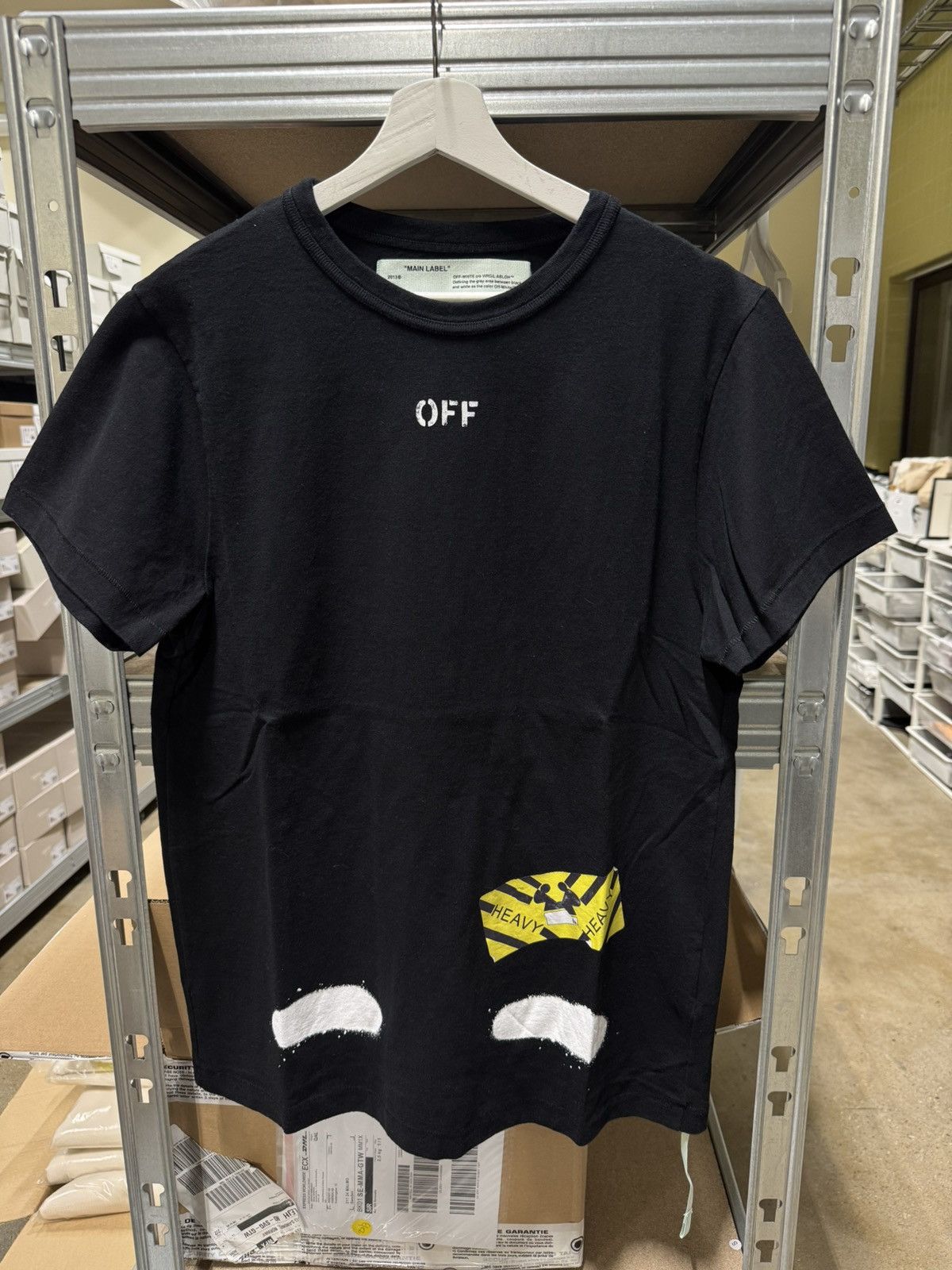 Off-White Off-White Diag Spray T-Shirt NEW 475$ Size US XS / EU 42 / 0 - 2 Thumbnail