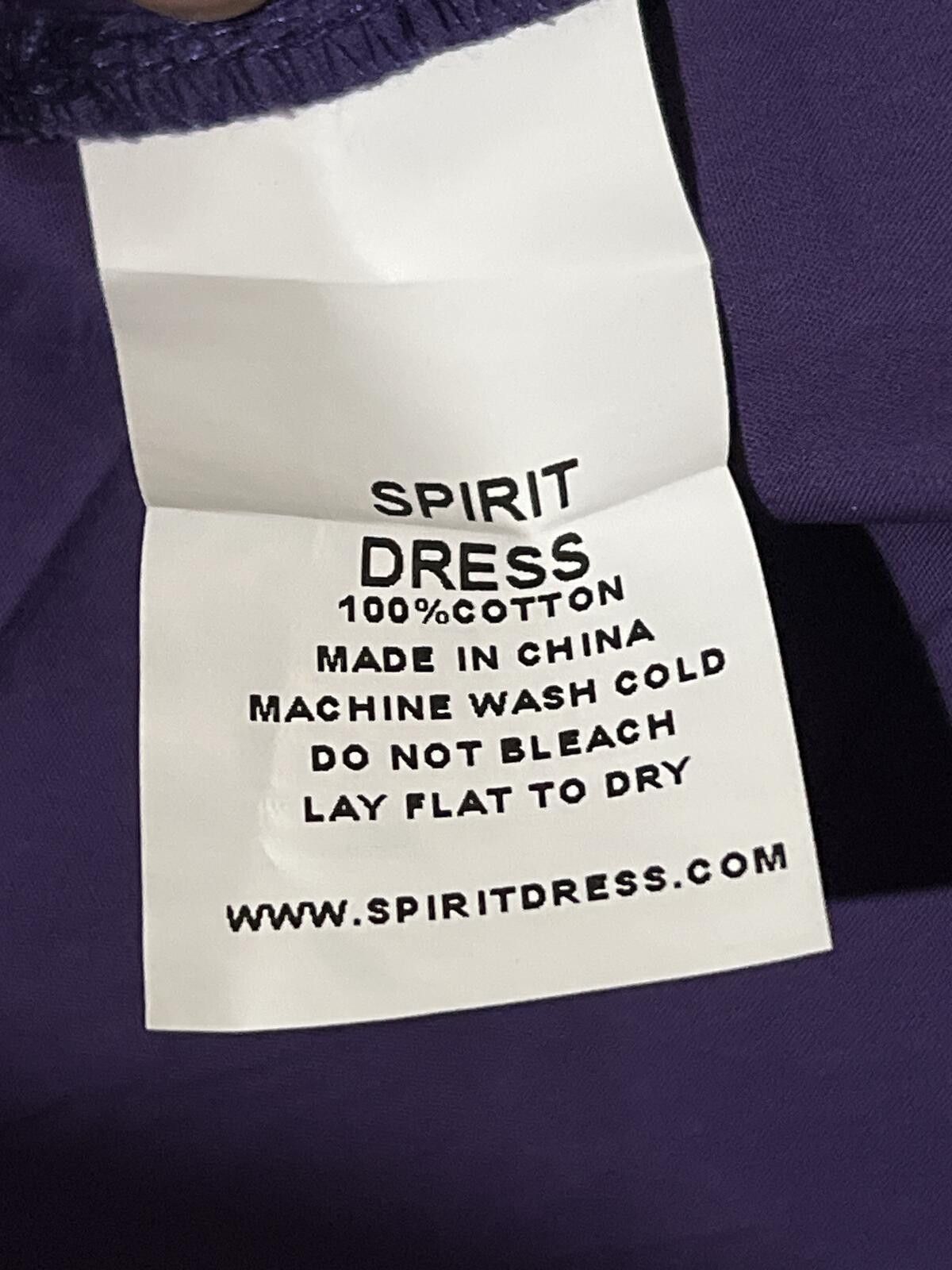 Other Spirit Dress Purple Embroidered Sleeveless Top Medium boho Size M / US 6-8 / IT 42-44 - 4 Thumbnail