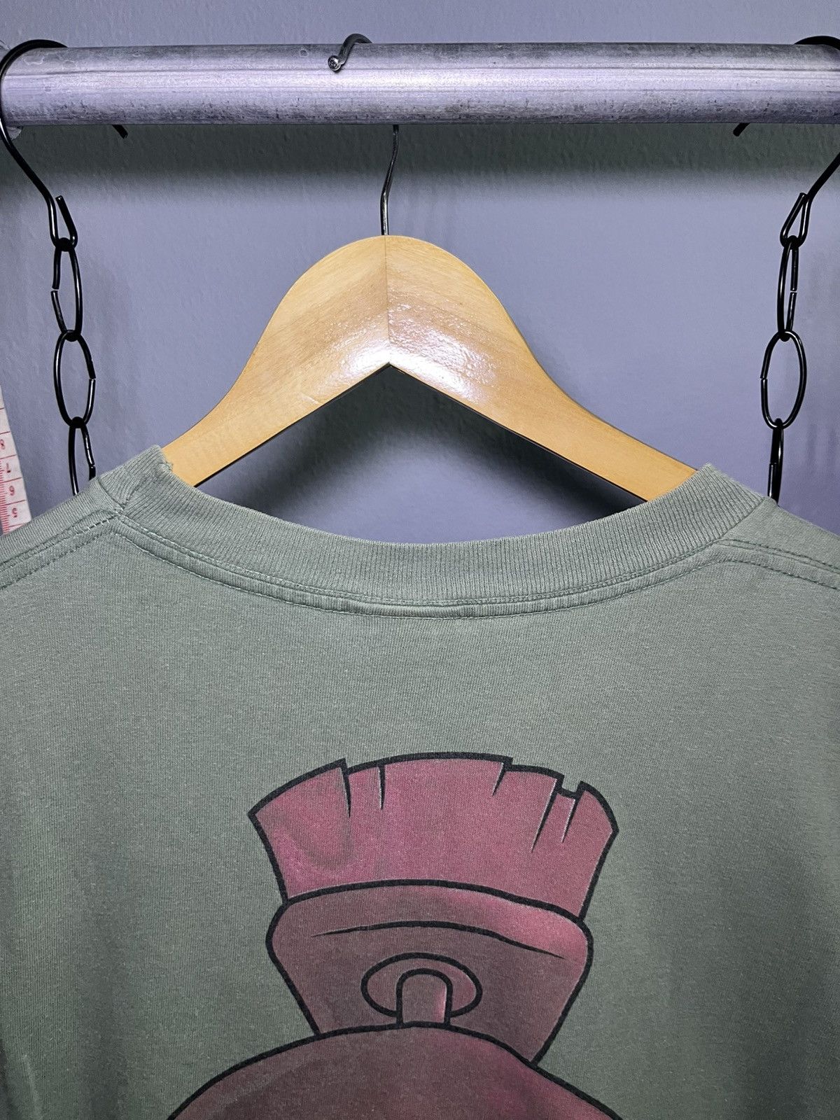 Warner Bros VTG 1995'S Looney Tunes Marvin The Martian “Martian Wear” XL Size US L / EU 52-54 / 3 - 8 Thumbnail