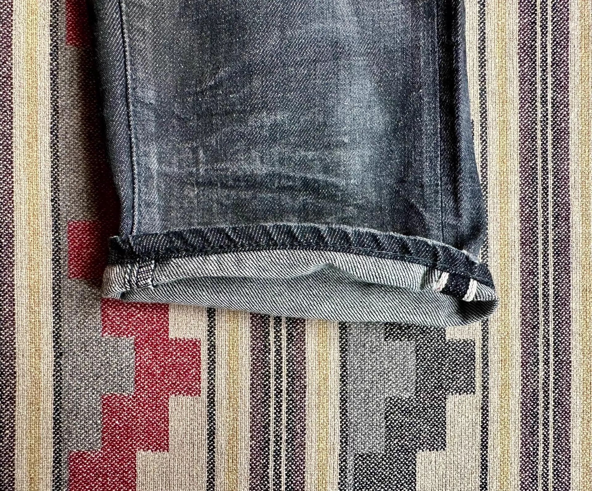 Prps Prps Noir P69P30VBL Rare Heavy Aged Selvedge Black Denim 32 Size US 32 / EU 48 - 7 Thumbnail