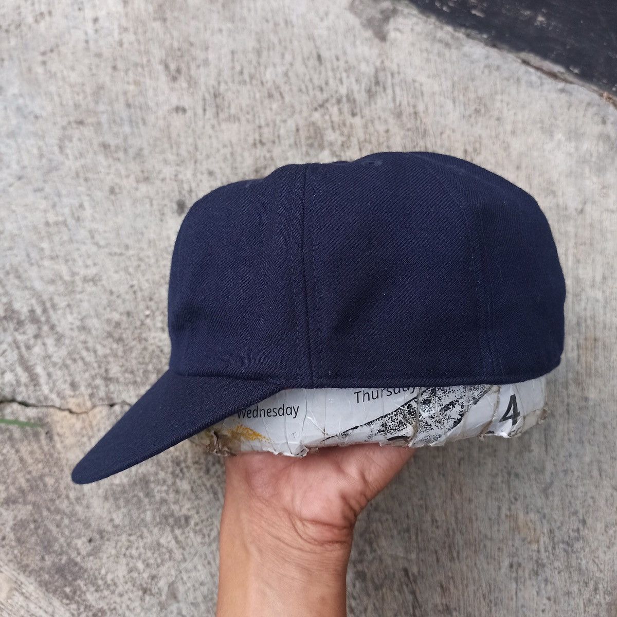 Asics × Hat Club × Vintage Sick.. initial M fitted hat with leather inner Size ONE SIZE - 3 Thumbnail
