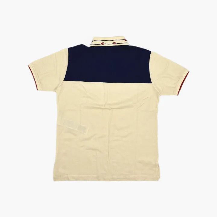 Gucci Gucci Gucci Embroidered Collar Cotton Short Sleeve Polo -2 Size US M / EU 48-50 / 2 - 3 Thumbnail