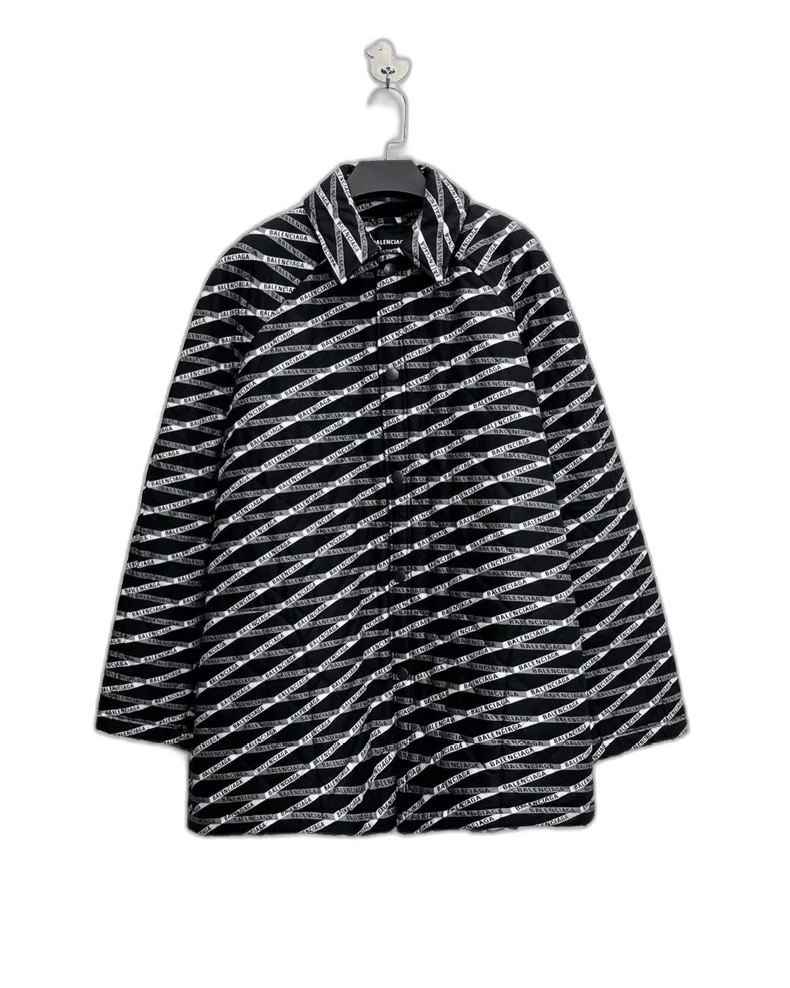 Balenciaga Balenciaga Black and White Striped Jacket Size US L / EU 52-54 / 3 - 1 Thumbnail