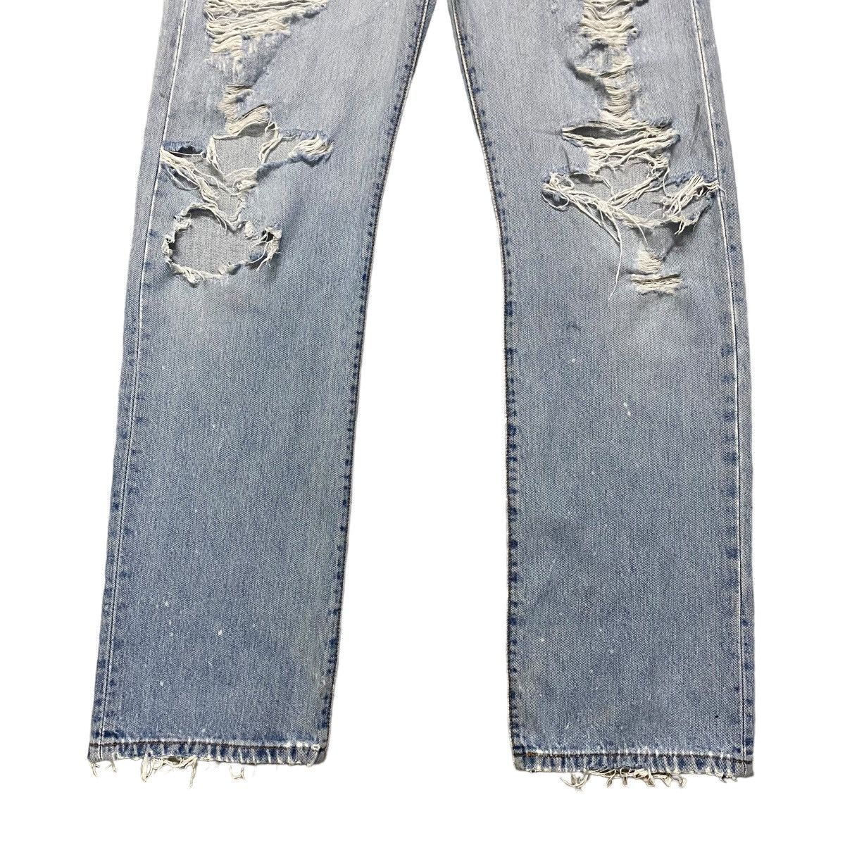 Levi's Vintage Levis 501 Thrashed Jeans Size US 34 / EU 50 - 9 Thumbnail