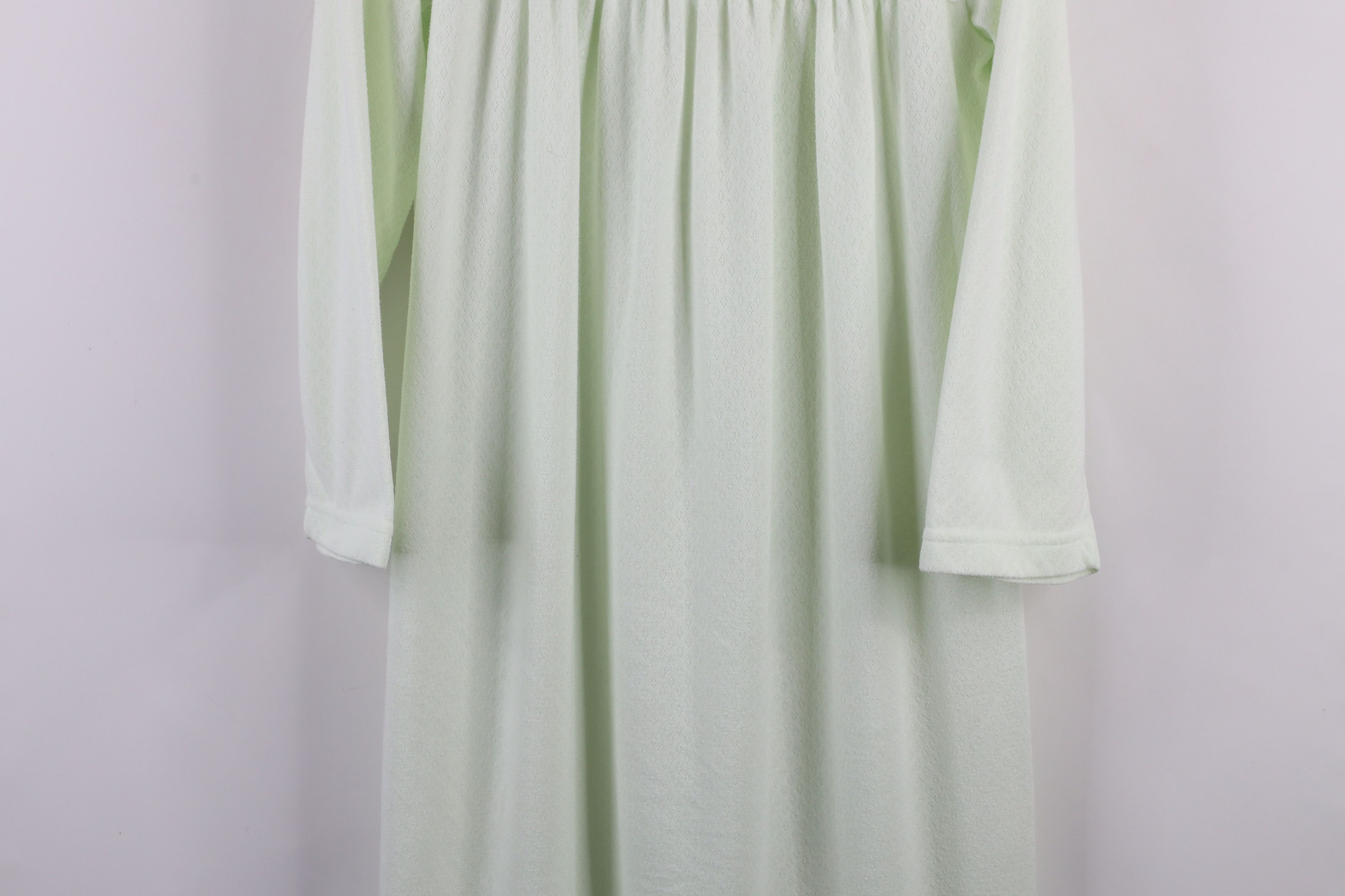Vintage Vintage 90s Miss Elaine Knit Long Sleeve Night Gown Shirt Size S / US 4 / IT 40 - 3 Thumbnail