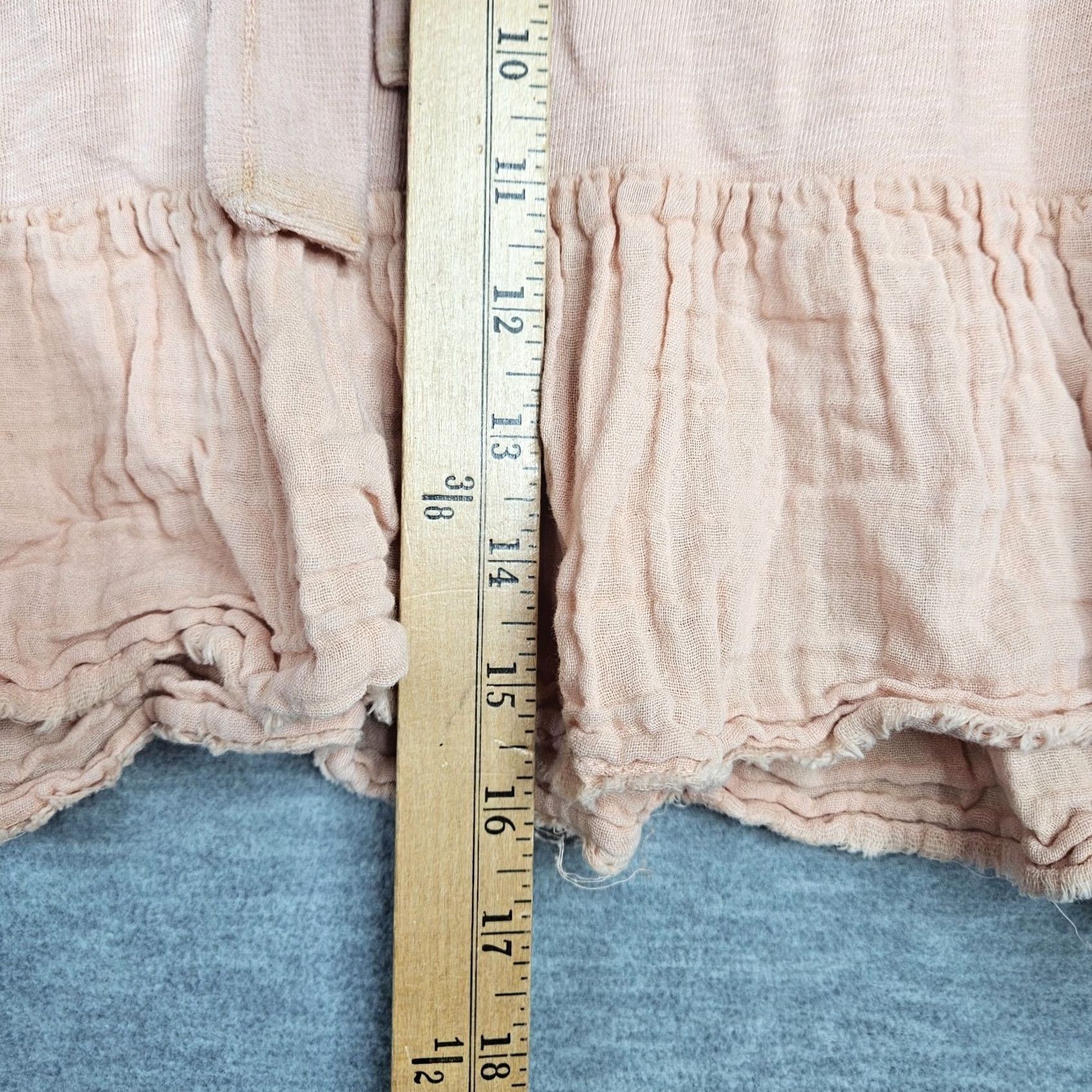 Free People Free People Sweet Jane Pink Tie V-Neck Long Sleeve Sweatshirt Top Size S Womens Blouse Pink Tie V-Neck Long Sleeve Casual Shirt - 400 Size S / US 4 / IT 40 - 6 Thumbnail