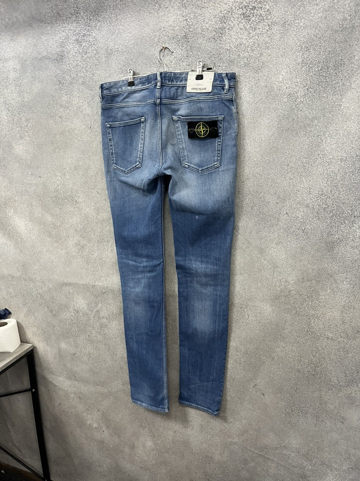 Stone Island Vintage Stone Island Jeans Patch Pocket Straight Fit Casual Size US 31 - 8 Thumbnail