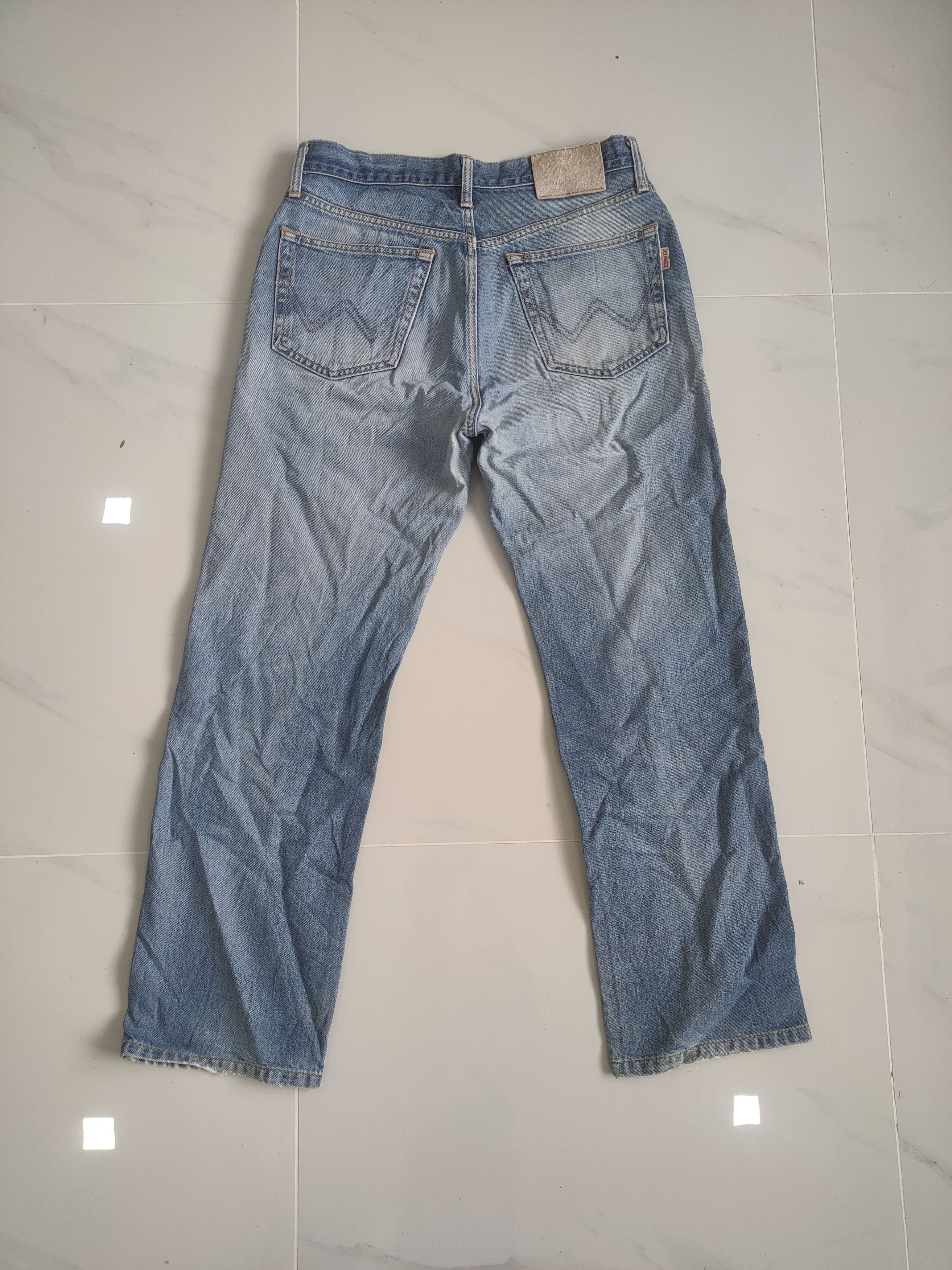 Edwin VINTAGE EDWIN MUD WASHED BLUE JEAN DENIM PANTS Size US 32 / EU 48 - 7 Thumbnail
