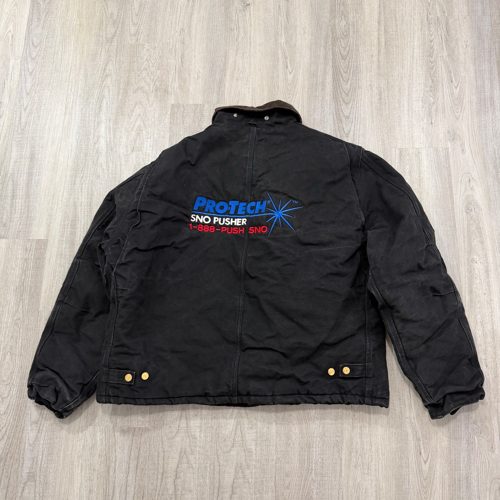 Carhartt Vintage Carhartt Duck Canvas Jacket Men's 54 Tall 3XL Black Size US XXL / EU 58 / 5 - 6 Thumbnail