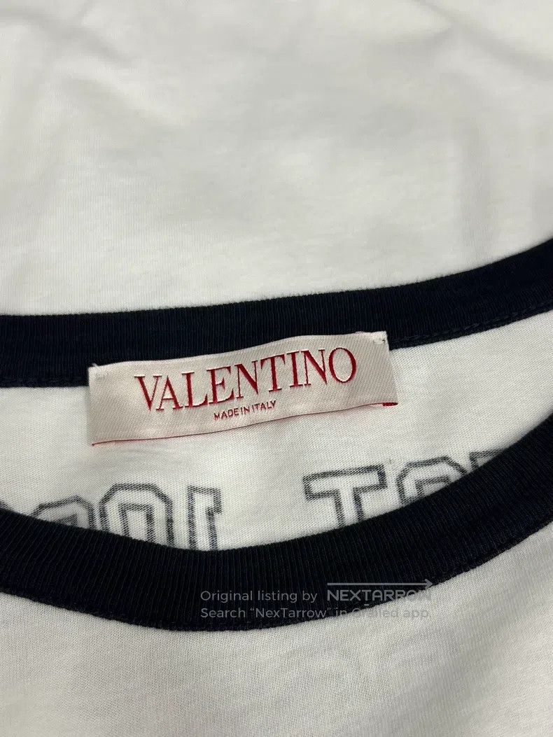 Other Valentino White printed T-shirt top with short sleeves Size L / US 10 / IT 46 - 5 Thumbnail