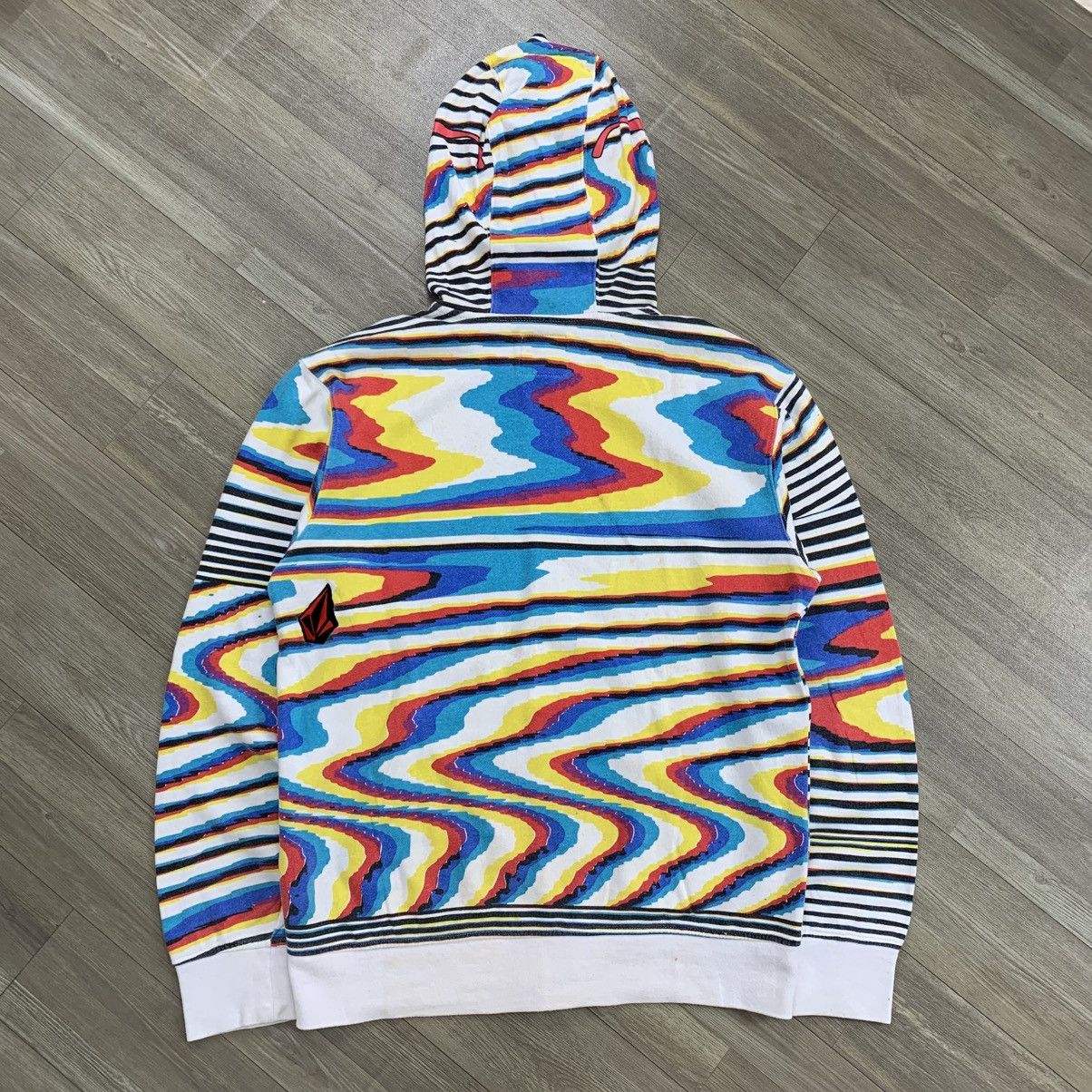 Volcom 2000’s Volcom Genuine Rainbow Stripe Monster Fullzip Hoodie Size US M / EU 48-50 / 2 - 12 Thumbnail