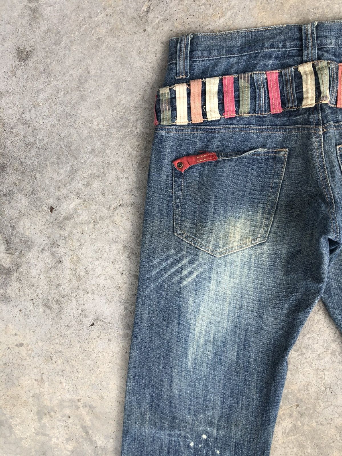 Hysteric Glamour Japanese Gumu Double Waist Distressed Jeans Size US 32 / EU 48 - 9 Thumbnail