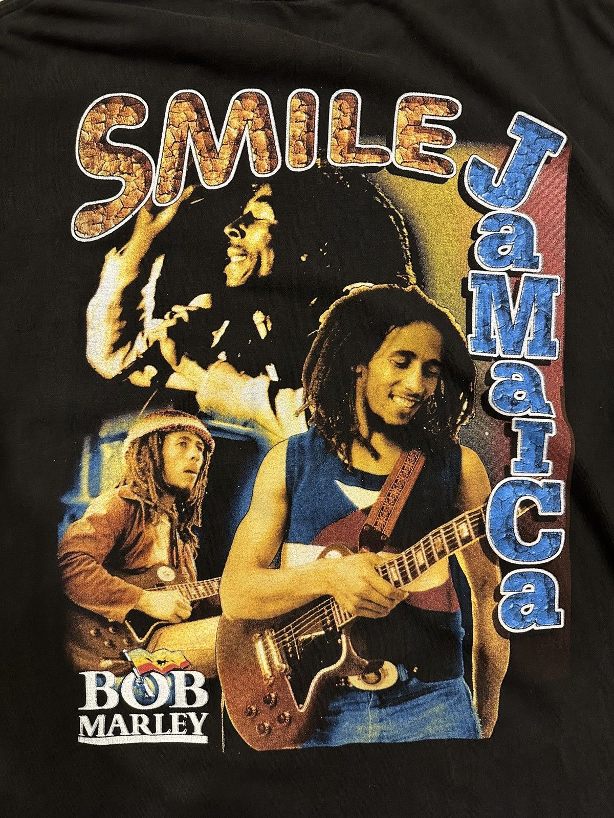 Bob Marley Vintage Bob Marley Rap Tee 90s “Smile Jamaica” T-Shirt Size US XXL / EU 58 / 5 - 10 Thumbnail