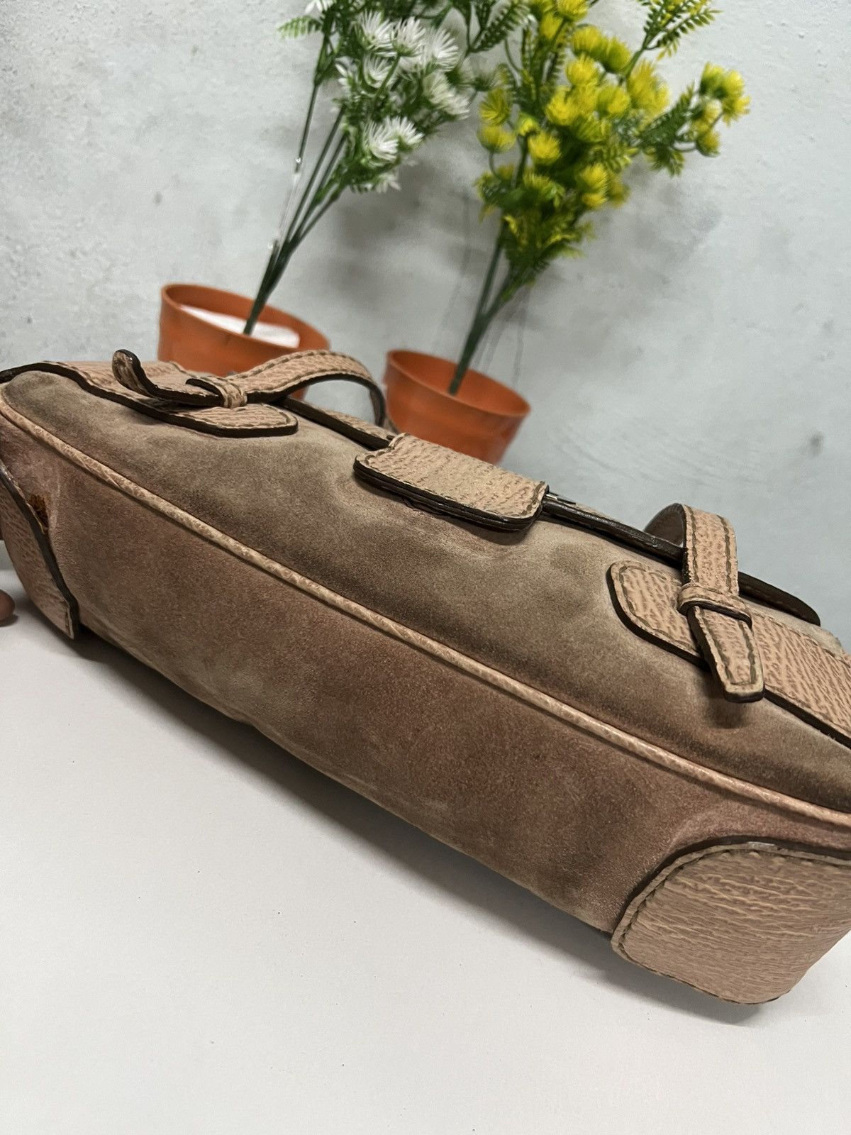 Tod's × Vintage Vintage Tod’s Suede Leather Size ONE SIZE - 4 Thumbnail