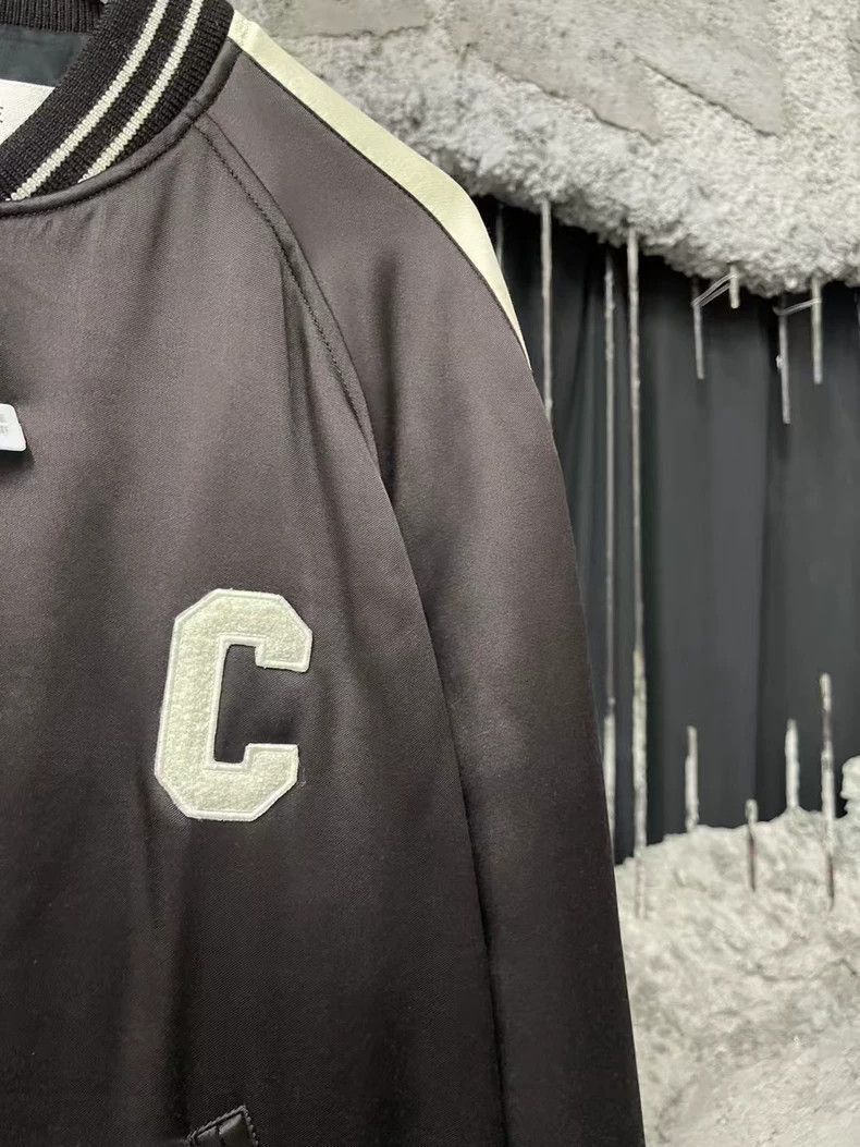 Celine Celine Black and White Logo Baseball Jacket Size US M / EU 48-50 / 2 - 5 Thumbnail