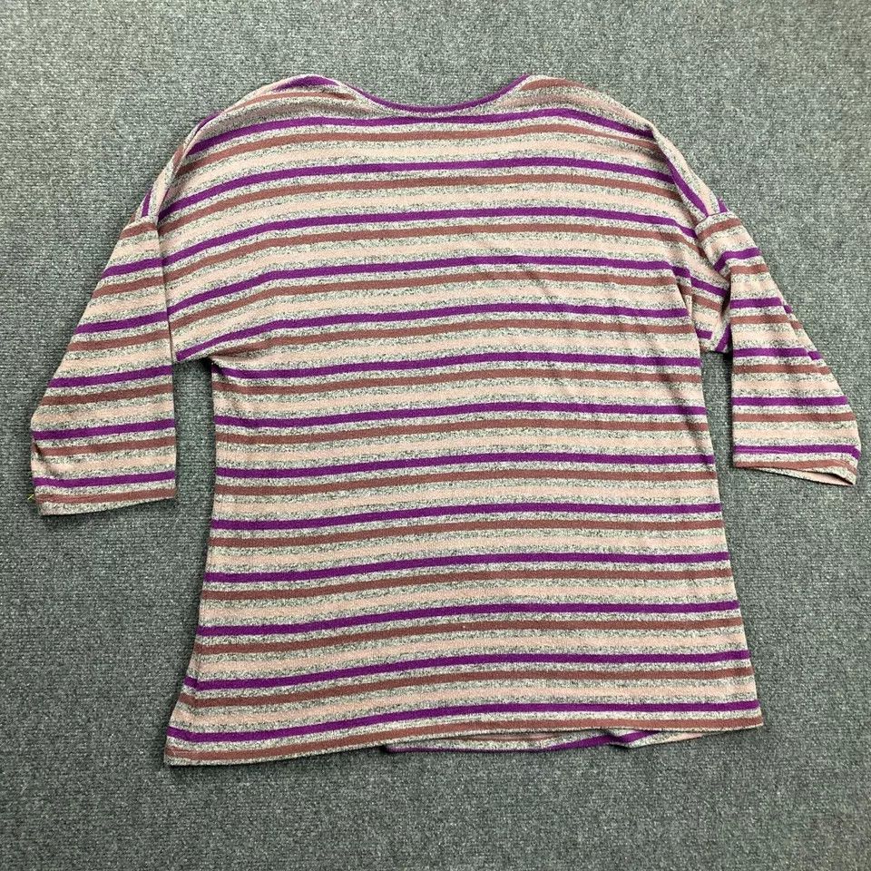 Torrid Torrid Sweater Womens Size 2 Striped 3/4 Sleeve Super Soft Size XS / US 0-2 / IT 36-38 - 7 Thumbnail