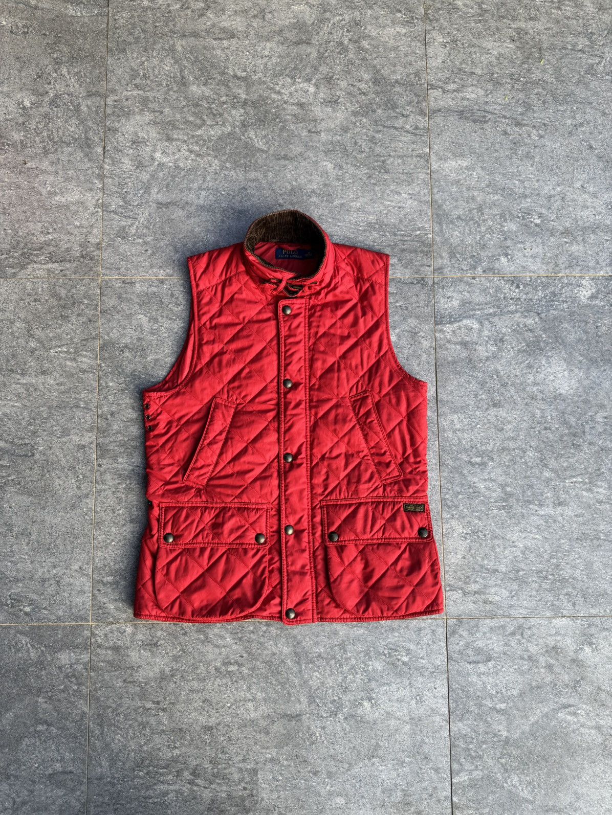 Polo Ralph Lauren Polo Ralph Lauren Quilted Vest Red Womens Equestrian Style Size M / US 6-8 / IT 42-44 - 1 Thumbnail