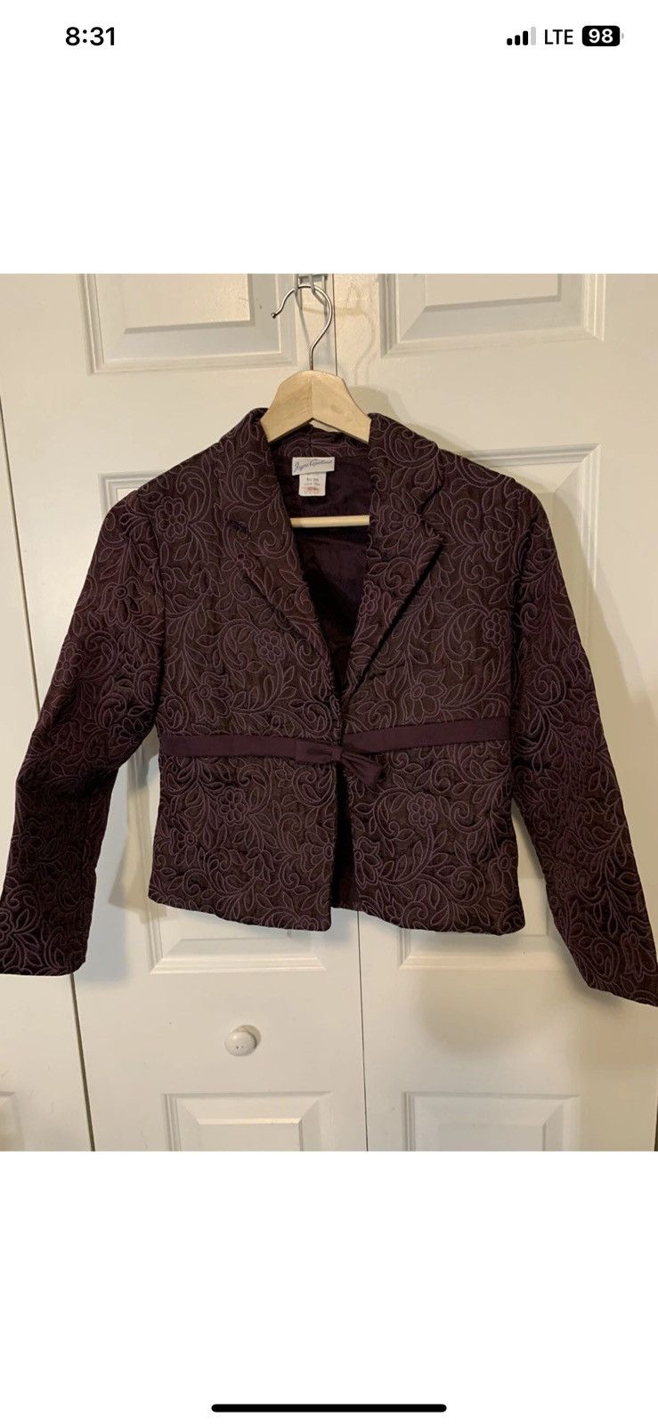 Other Jayne copeland blazer womens sz 16 purple textured Size ONE SIZE - 5 Thumbnail