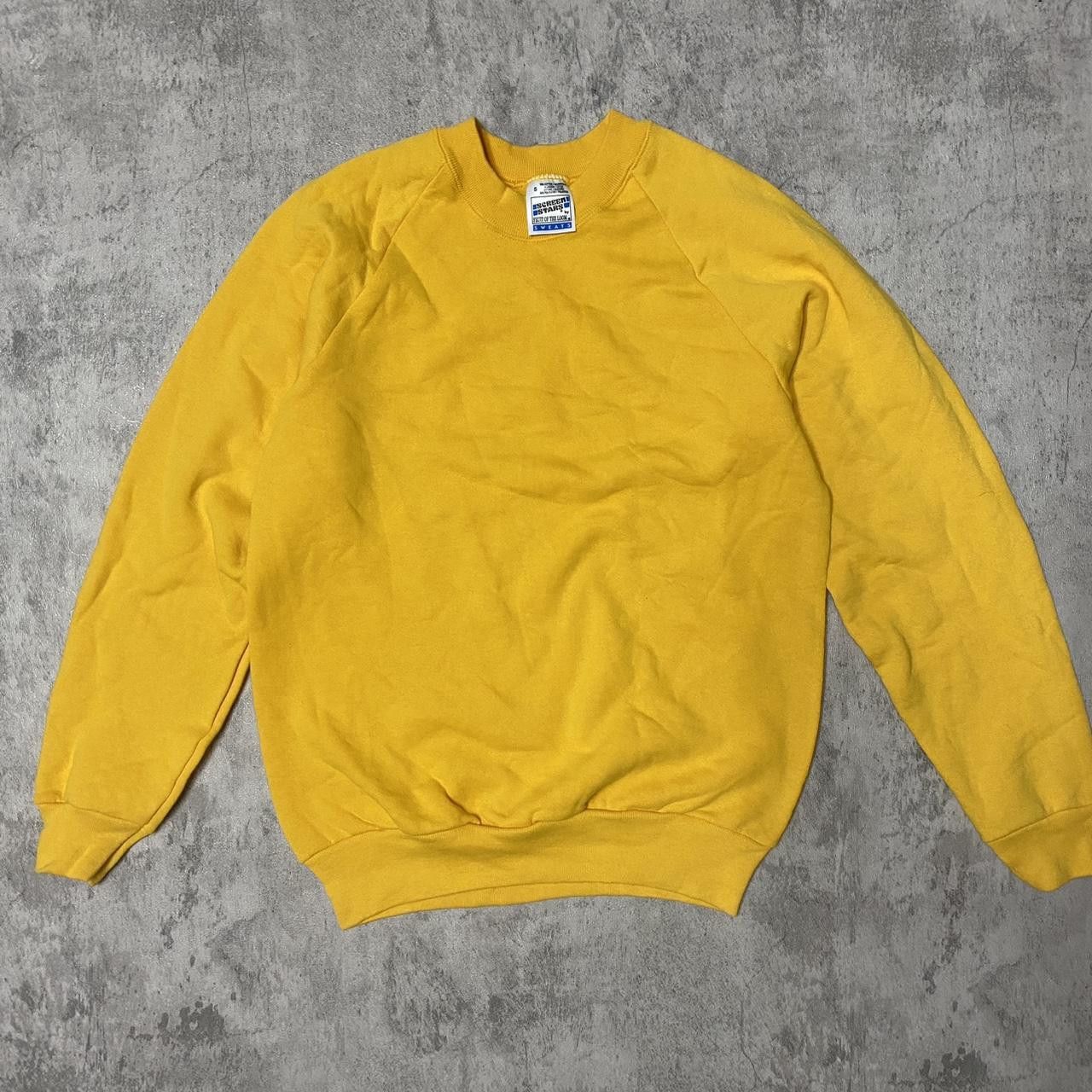 Other Yellow vintage 90s Hanes crewneck sweatshirt Size US S / EU 44-46 / 1 - 1 Thumbnail