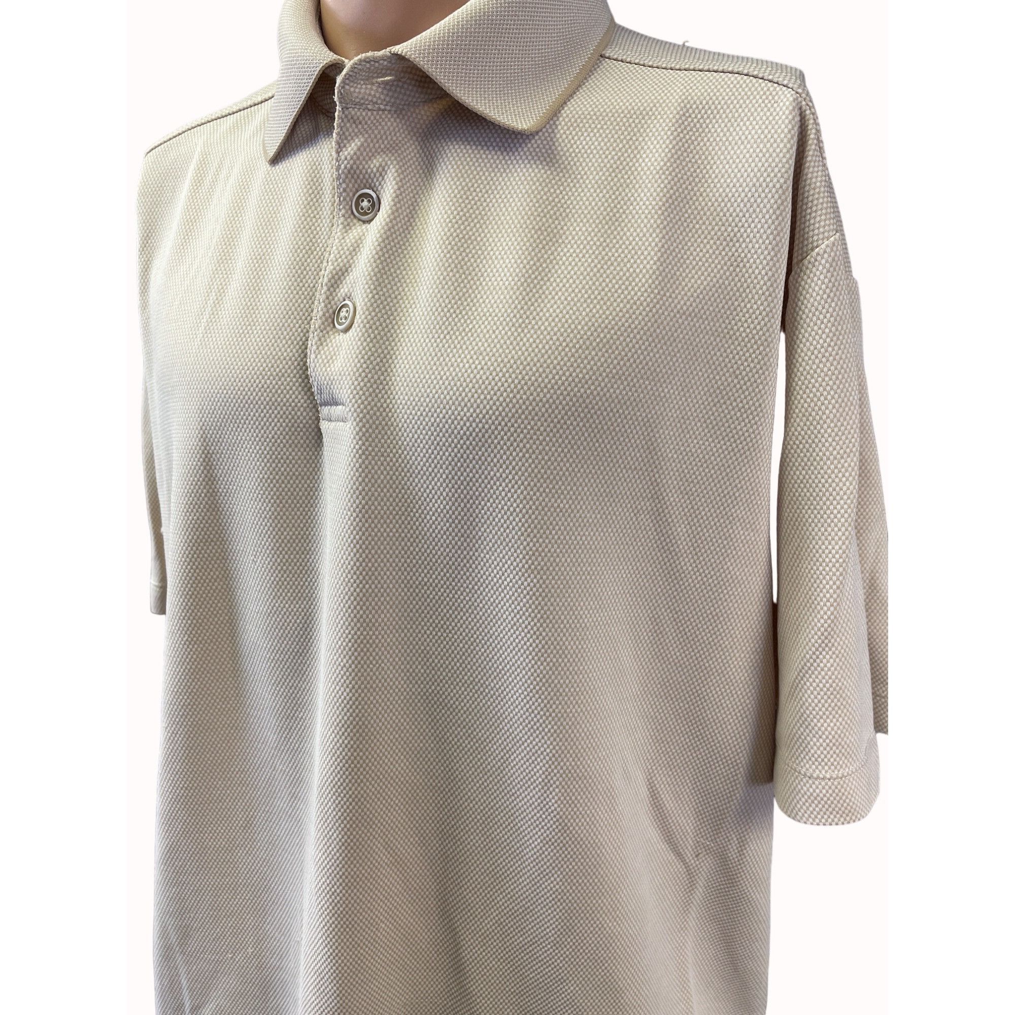 Tommy Bahama Tommy Bahama Men's Tan Polo Shirt Size L SKU 4401 Size US L / EU 52-54 / 3 - 2 Thumbnail