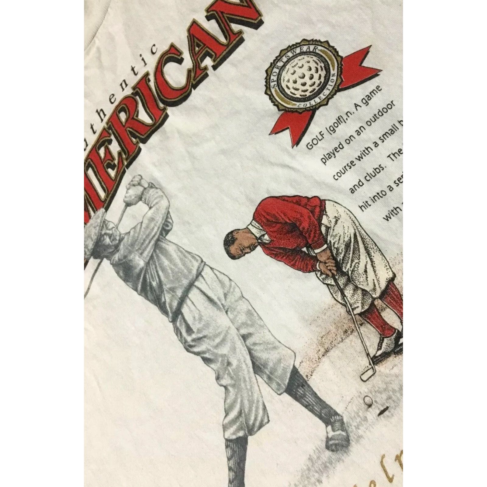 Vintage VINTAGE Philadelphia Golf Faded Distressed Shirt XL USA 90s Grunge Single Stitch White Men T-Shirt Size US XL / EU 56 / 4 - 7 Thumbnail