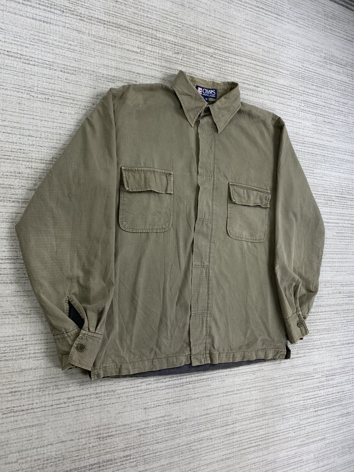 Chaps Ralph Lauren × Japanese Brand × Vintage Vintage Chaps Ralph Lauren Distressed Jacket Size US M / EU 48-50 / 2 - 3 Thumbnail