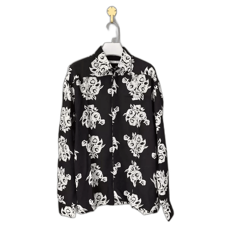 Givenchy Givenchy Abstract Black and White Shirt Size US M / EU 48-50 / 2 - 1 Thumbnail