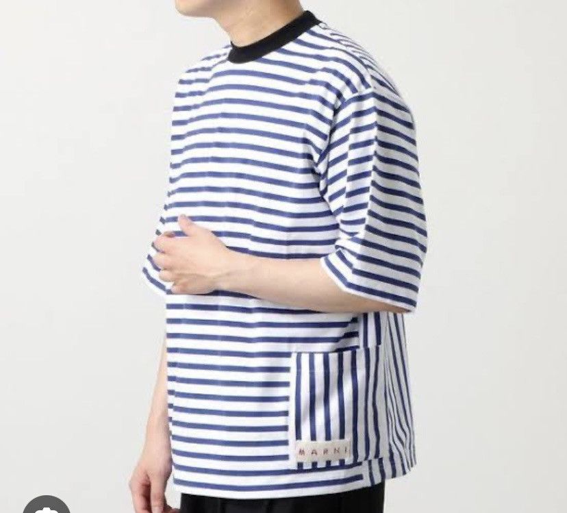 Marni Marni Stripe Oversized Tee Size US M / EU 48-50 / 2 - 11 Thumbnail