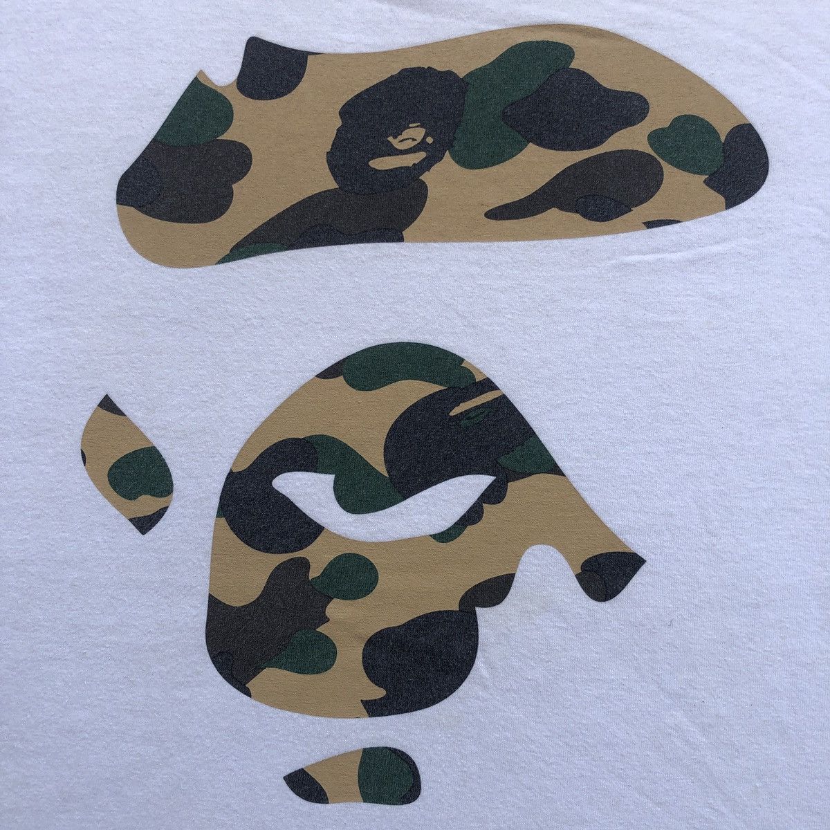 Bape × Nigo OG A Bathing Ape Face Camo Tshirts Size US L / EU 52-54 / 3 - 4 Thumbnail