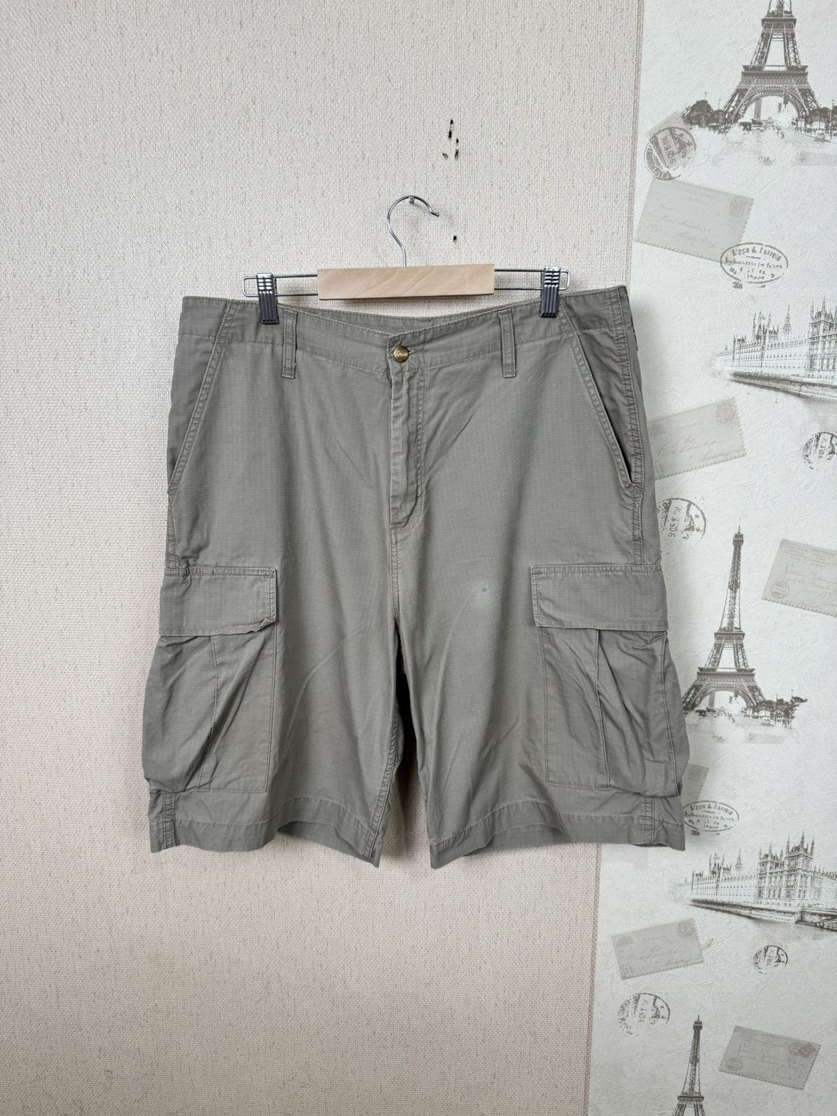 Carhartt Vintage Carhartt Bermuda Shorts Cargo Sand Streetwea 34 XL Size US 34 / EU 50 - 5 Thumbnail