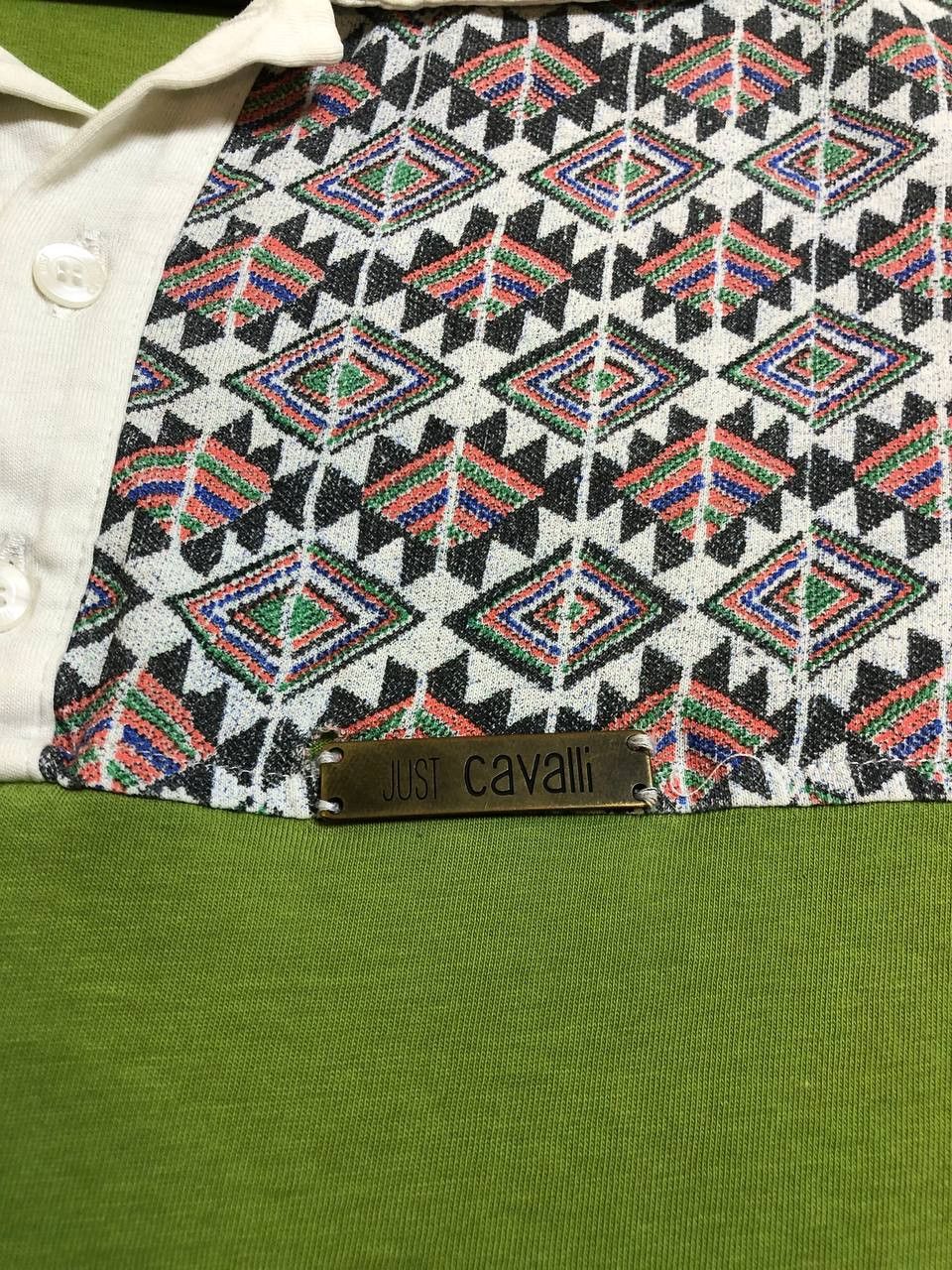Just Cavalli Just Cavalli Vintage T-shirt green luxury Size US L / EU 52-54 / 3 - 3 Thumbnail