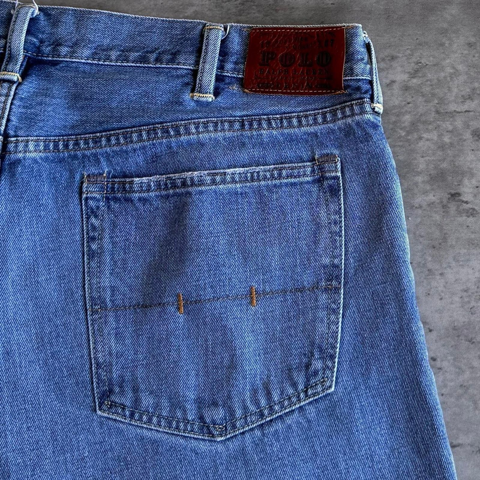 Polo Ralph Lauren × Vintage Vintage Y2K Polo Ralph Lauren Embroidered Denim Jeans Size US 38 / EU 54 - 3 Thumbnail