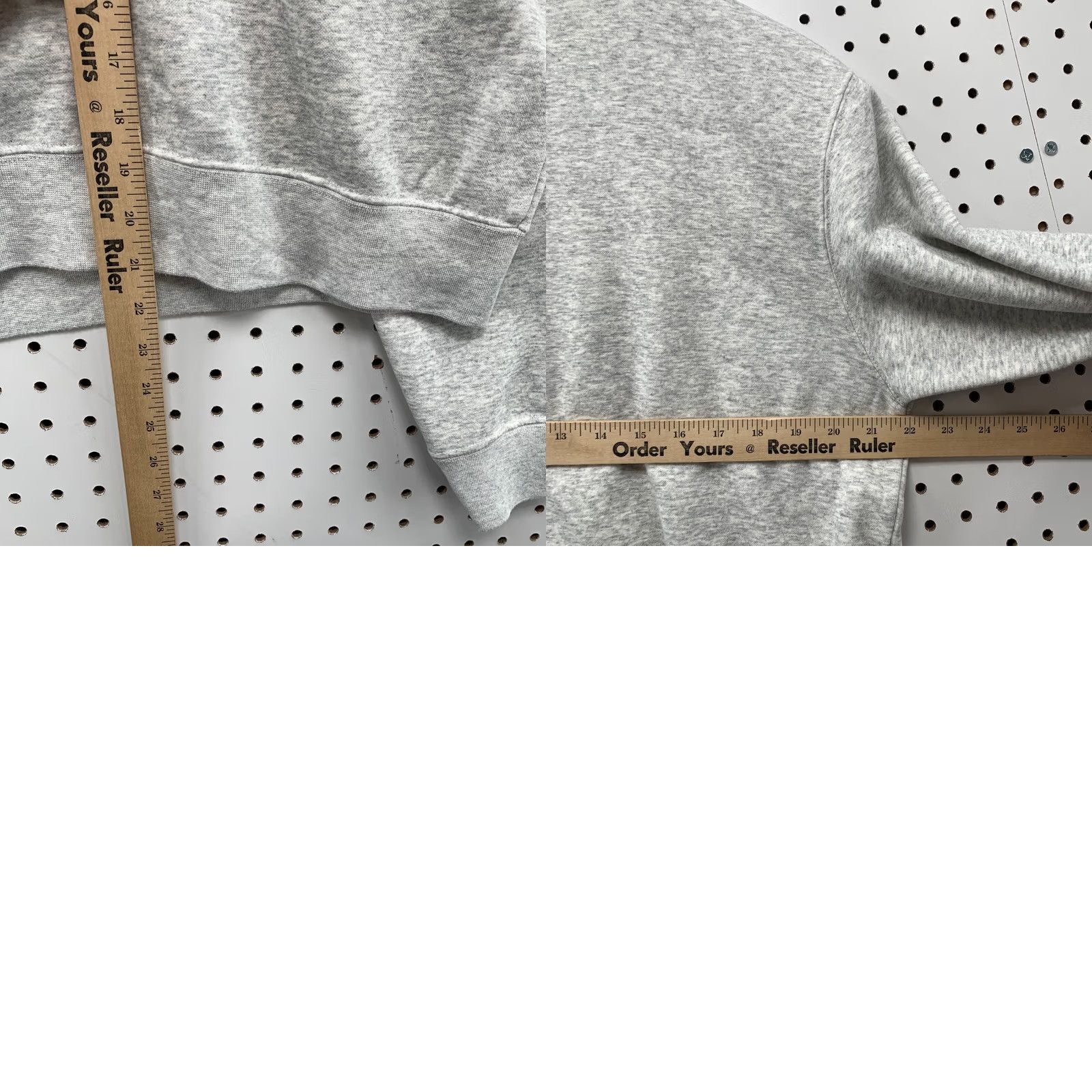 Fabletics Fabletics Pullover Sweatshirt Gray Womens Large Crop Long Sleeve 1/2 Zip Size L / US 10 / IT 46 - 9 Thumbnail