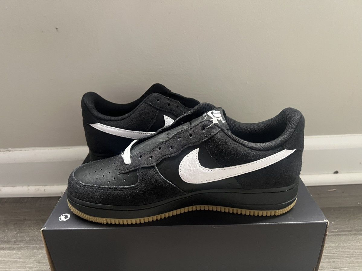 07 Lv8 Size Air Force Size Nike Air Force '07 LV8 Black White Gum