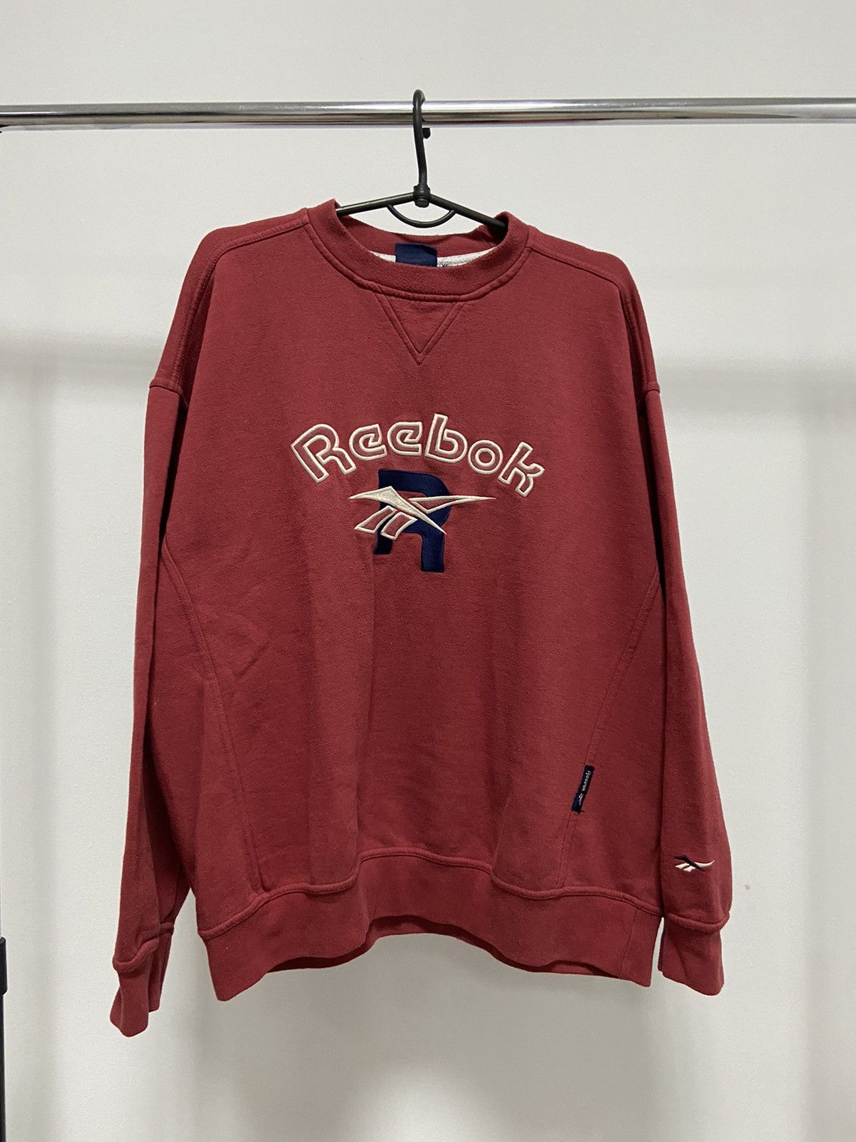 Reebok × Vintage Reebok Vintage Big Logo 90s Y2K Sweatshirt Spell Out Size US XL / EU 56 / 4 - 1 Thumbnail