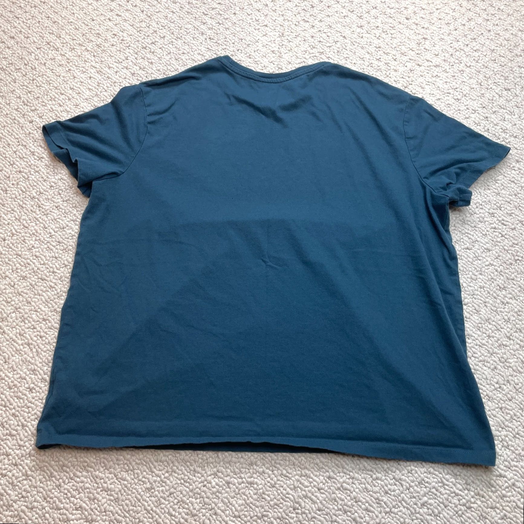 Vintage Goodfellow & Co Shirt Mens 2XL Blue T-Shirt Short Sleeve Crew Neck Regular Cotton Jersey Logo Solid Adult Size US XXL / EU 58 / 5 - 8 Thumbnail