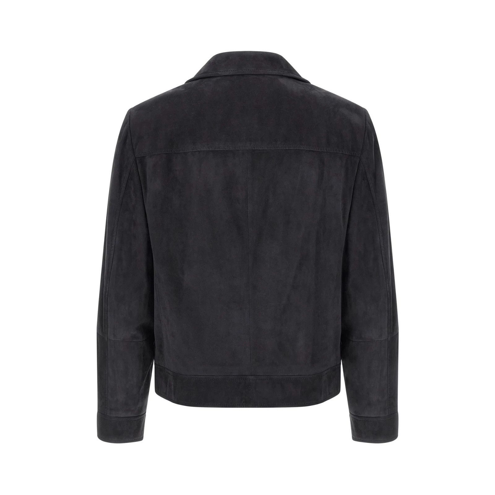 Brunello Cucinelli BRUNELLO CUCINELLI Navy Suede Jacket New & Authentic (Men's Size US L / EU 52-54 / 3 - 2 Thumbnail