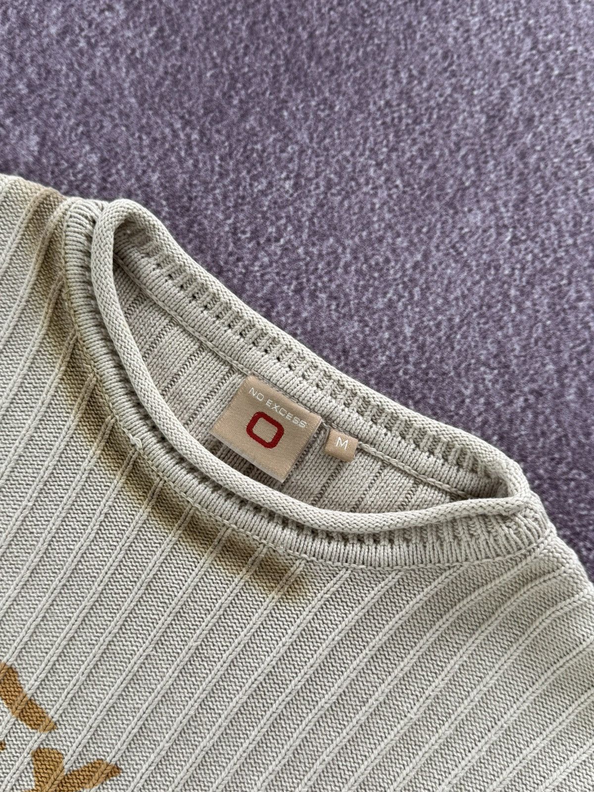 Japanese Brand Y2K Japan Vibe Ribbed Knit Streetwear Sweater Size US M / EU 48-50 / 2 - 7 Thumbnail