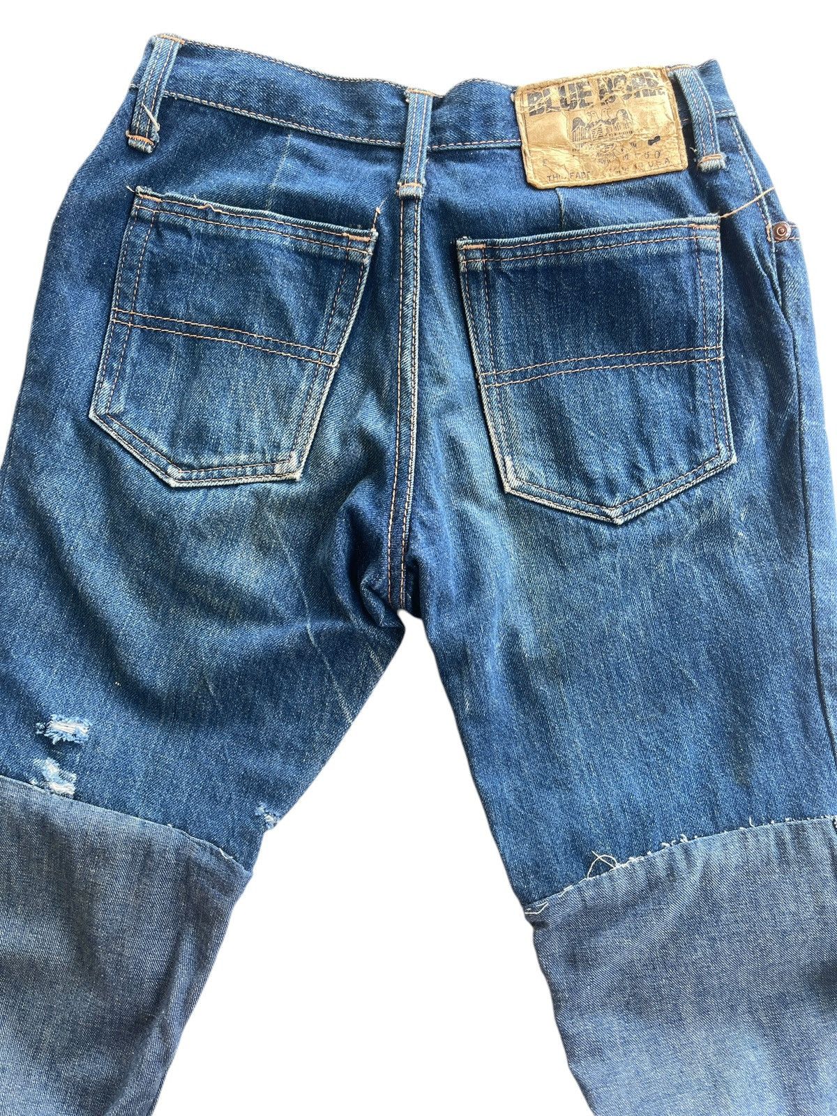 If Six Was Nine PICK‼️ Vintage Blue Born USA Remake Patchwork Flare Jeans Size 24" / US 00 / IT 34 - 10 Thumbnail